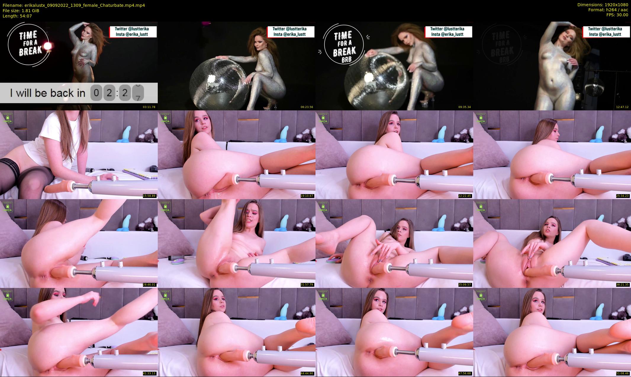 erikalustx — 55 minute Chaturbate female cam show recording, 1080p, Sep 9, 2022