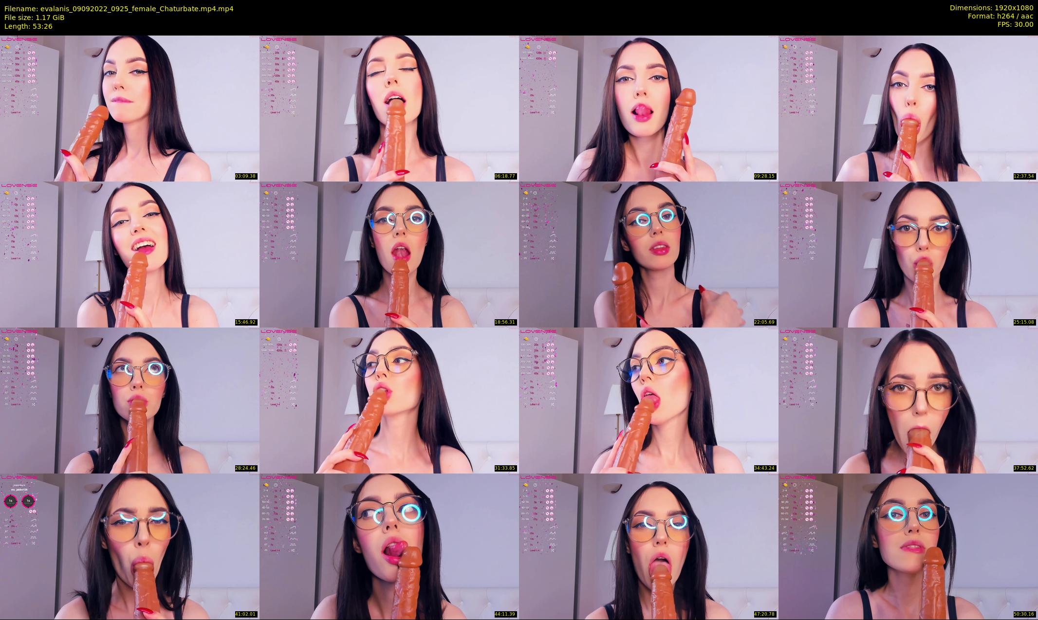 evalanis — 54 minute Chaturbate couple cam show recording, 1080p, Sep 9, 2022