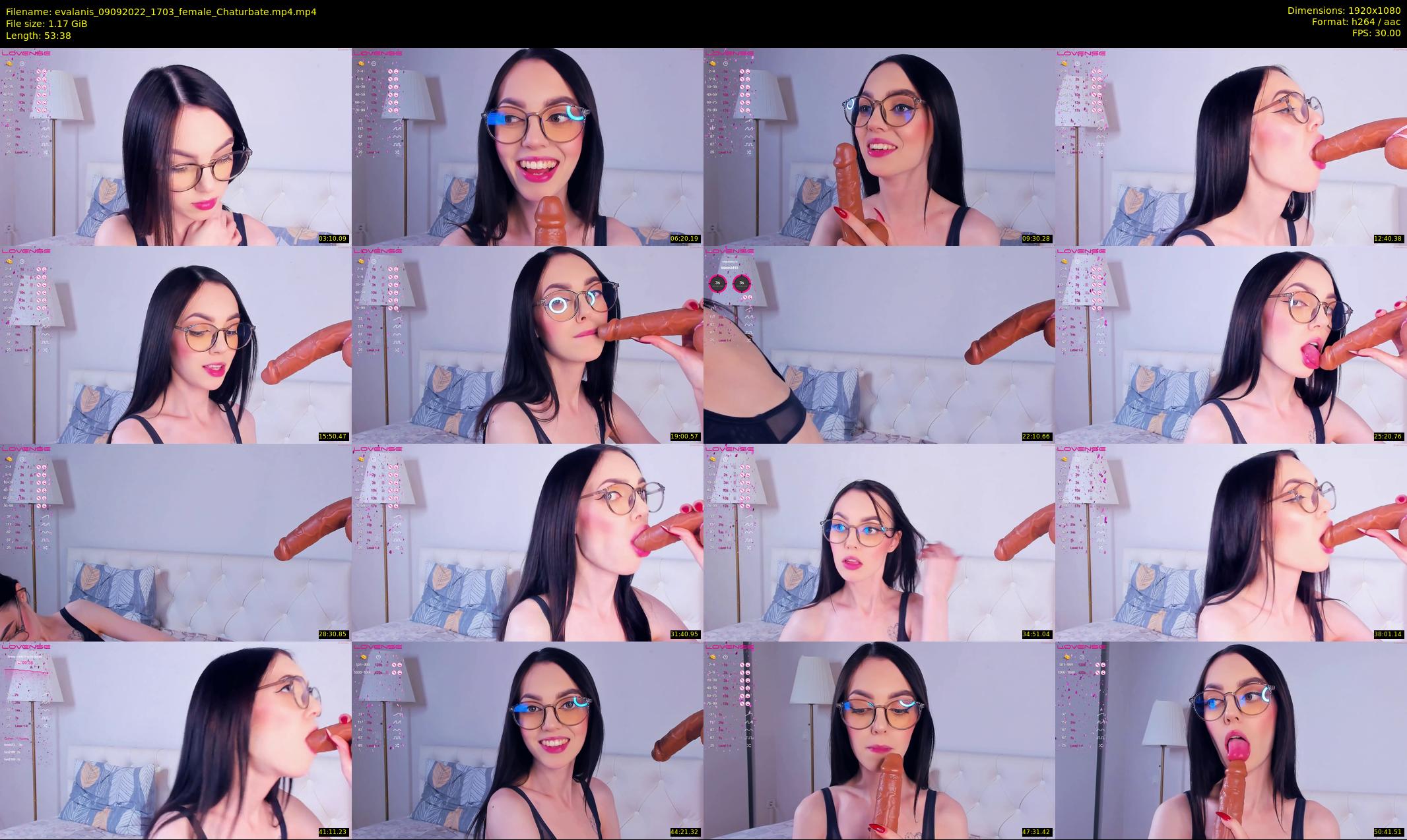 evalanis — 54 minute Chaturbate couple cam show recording, 1080p, Sep 9, 2022