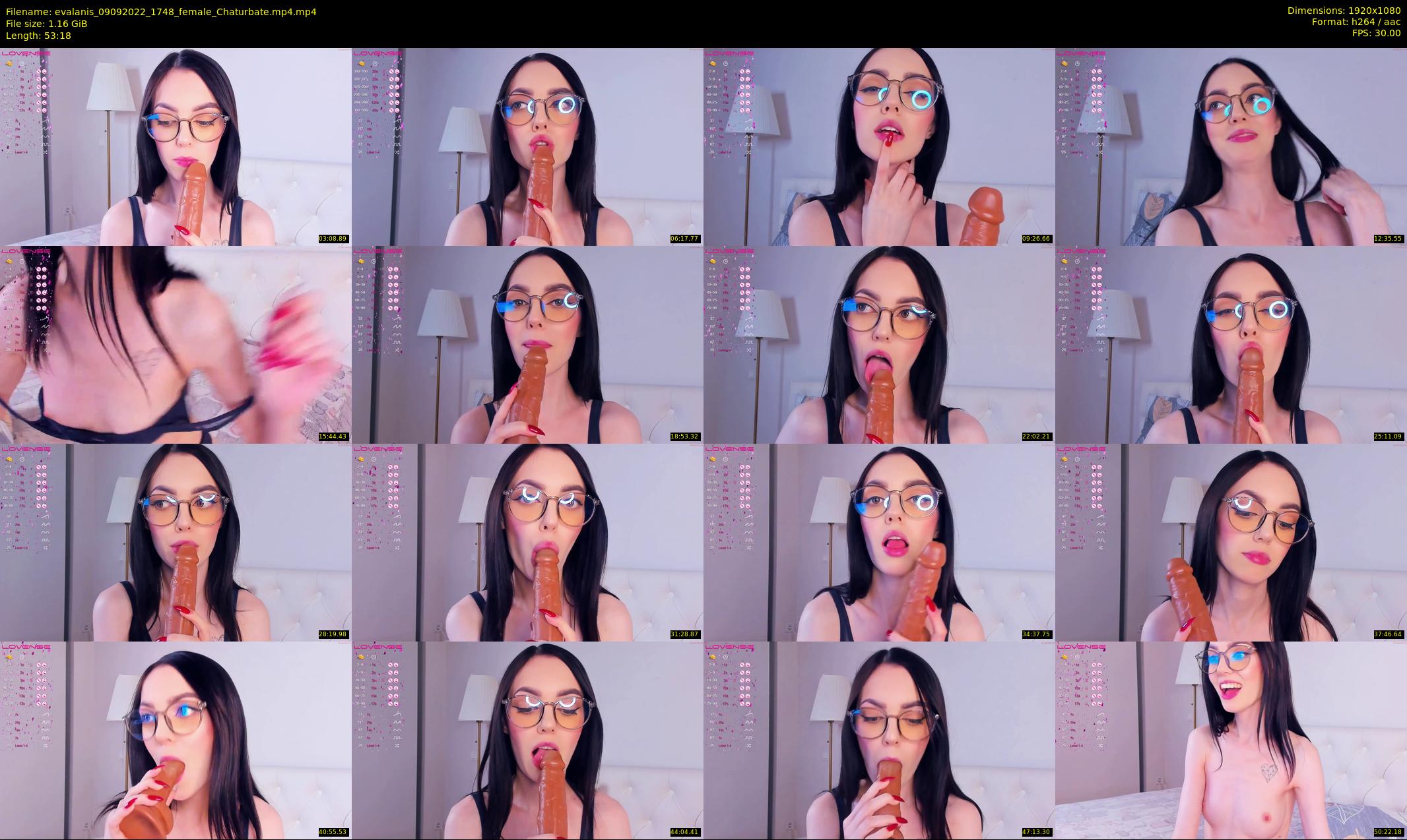 evalanis — 54 minute Chaturbate couple cam show recording, 1080p, Sep 9, 2022