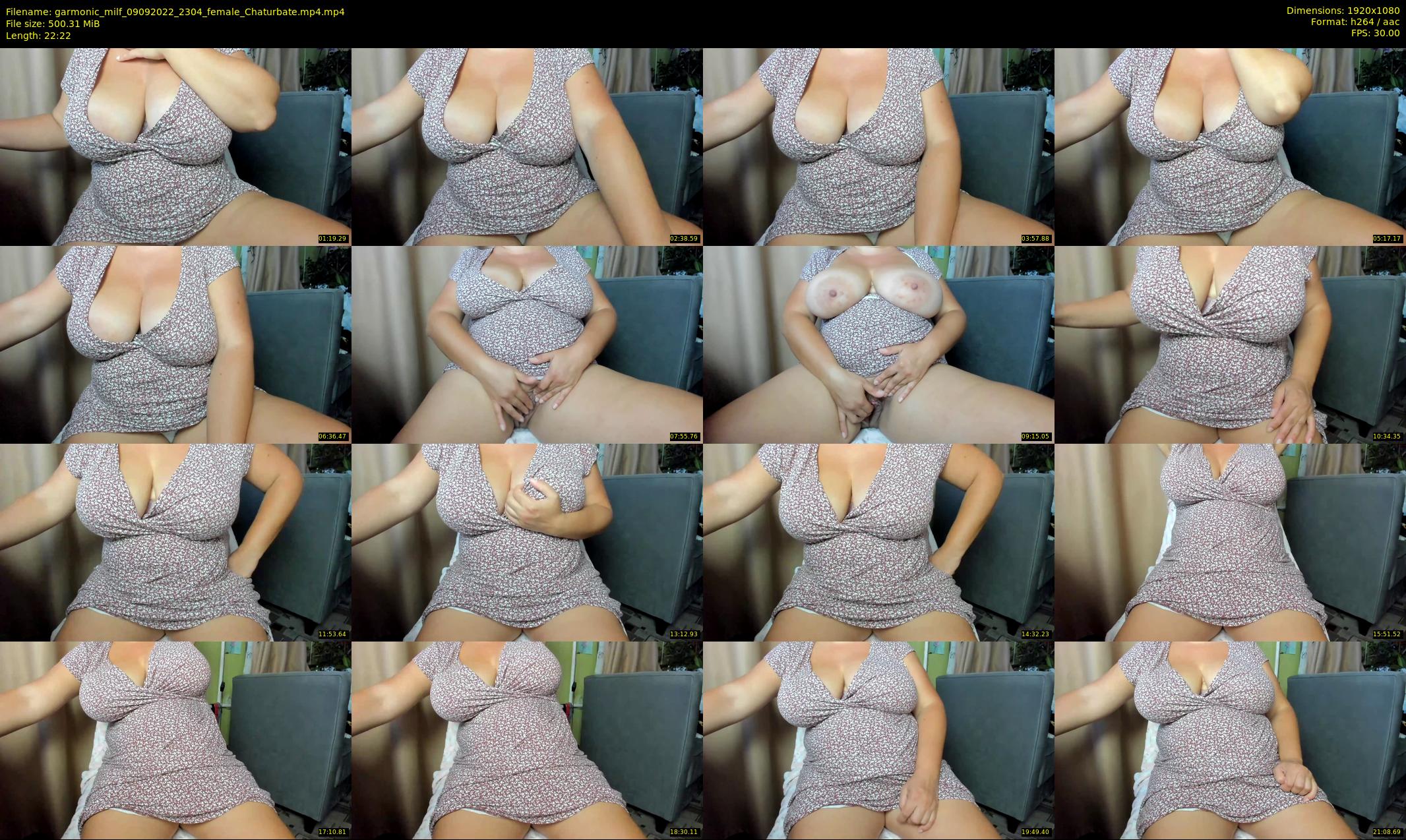 garmonic_milf — 23 minute Chaturbate female cam show recording, 1080p, Sep 9, 2022