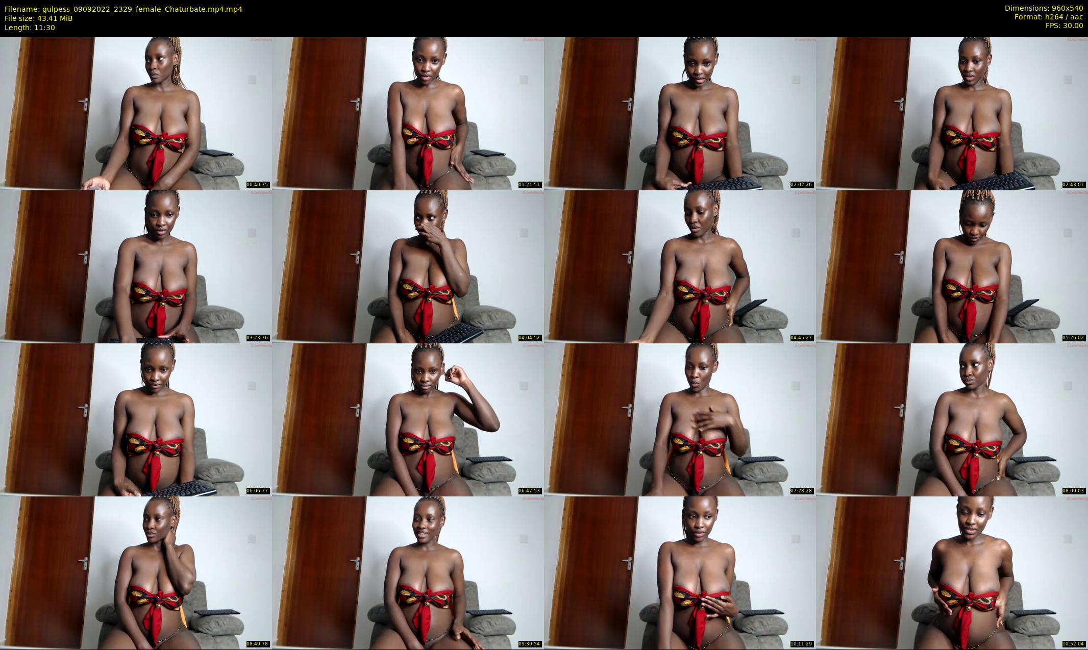 gulpess — 12 minute Chaturbate female cam show recording, 480p, Sep 9, 2022