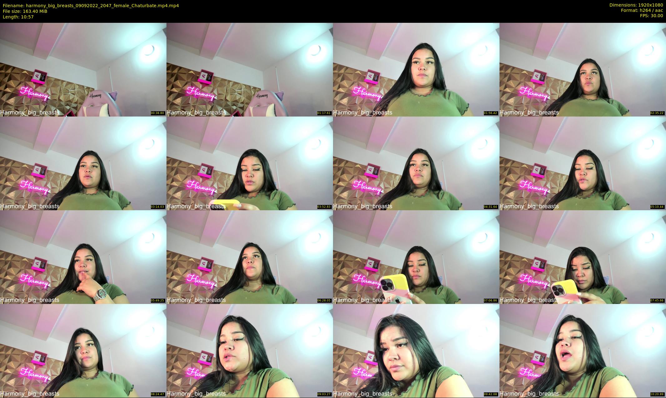 harmony_big_breasts — 11 minute Chaturbate female cam show recording, 1080p, Sep 9, 2022