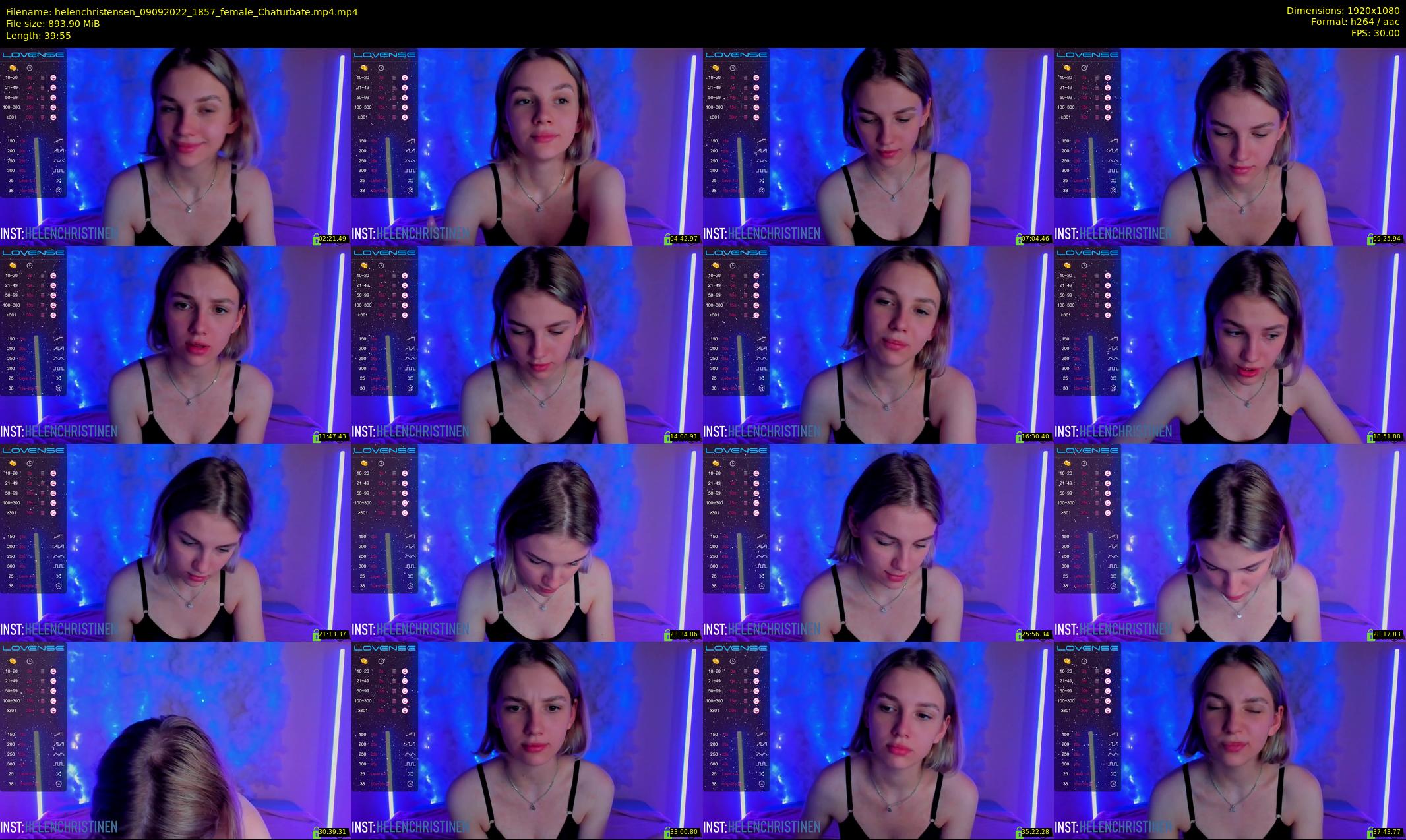 helenchristensen — 40 minute Chaturbate female cam show recording, 1080p, Sep 9, 2022