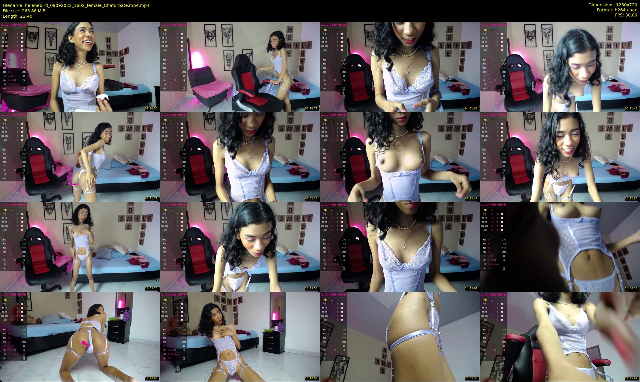 helenebird — 23 minute Chaturbate female cam show recording, 720p, Sep 9, 2022