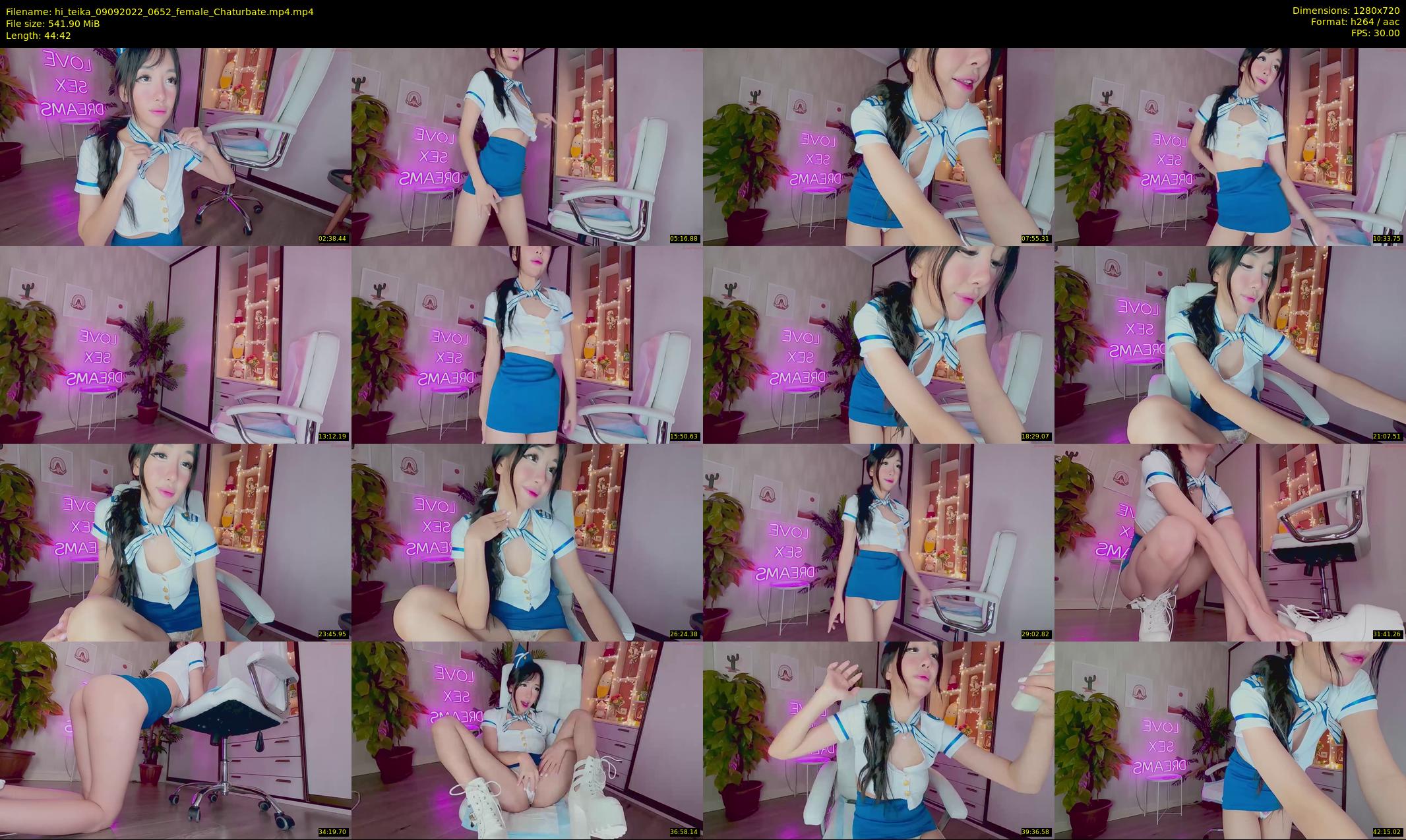 hi_teika — 45 minute Chaturbate female cam show recording, 720p, Sep 9, 2022