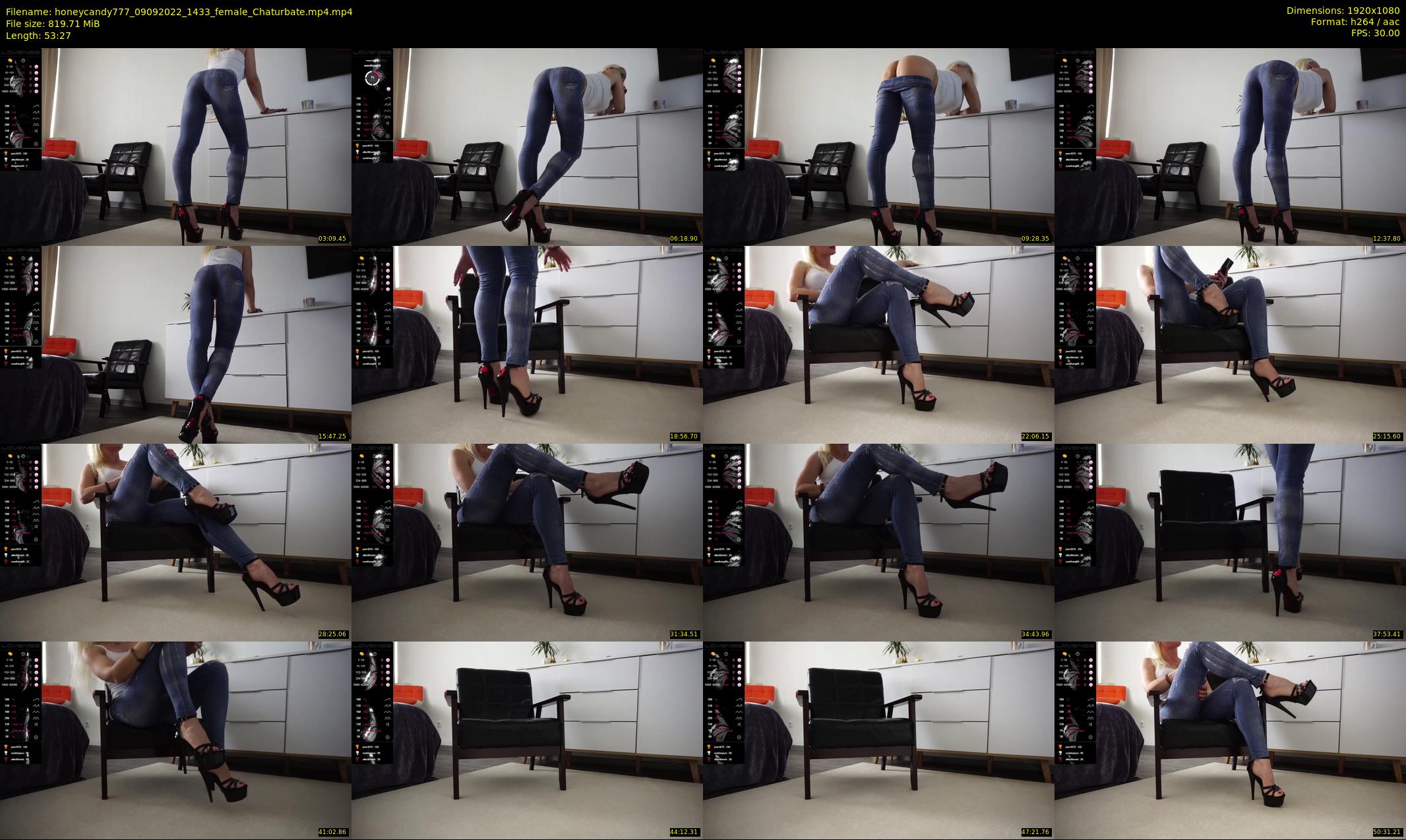 honeycandy777 — 54 minute Chaturbate couple cam show recording, 1080p, Sep 9, 2022