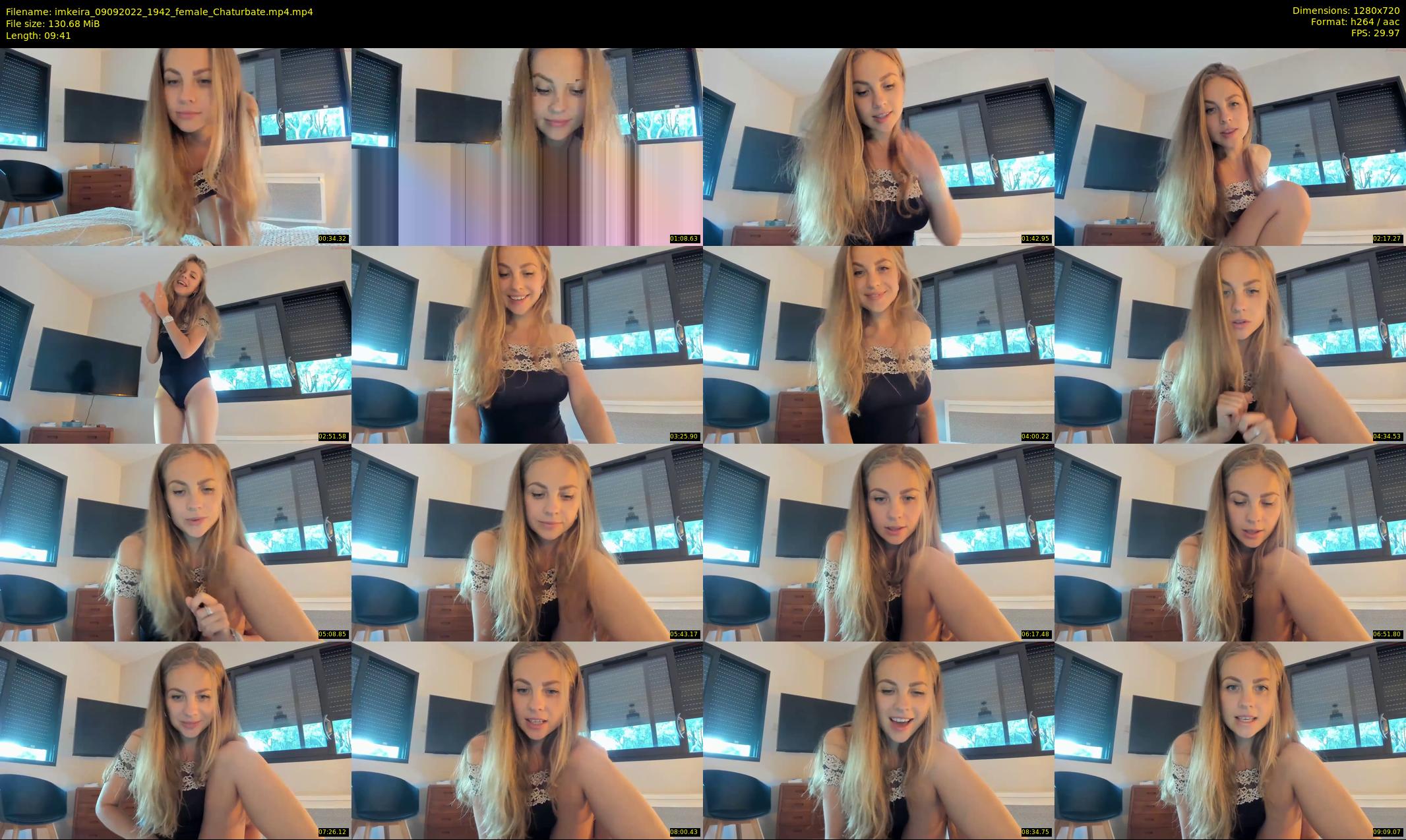 imkeira — 10 minute Chaturbate female cam show recording, 720p, Sep 9, 2022