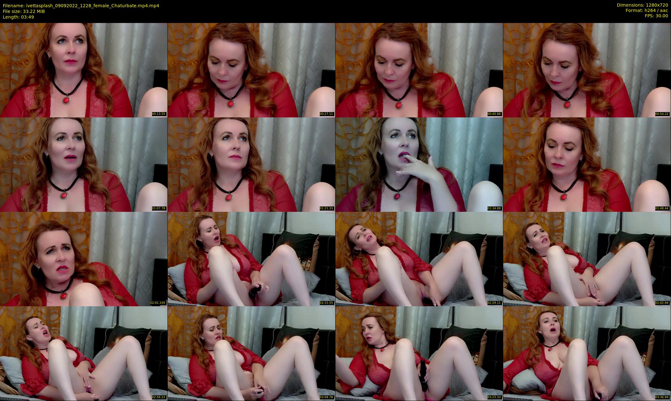 ivettasplash — 4 minute Chaturbate female cam show recording, 720p, Sep 9, 2022