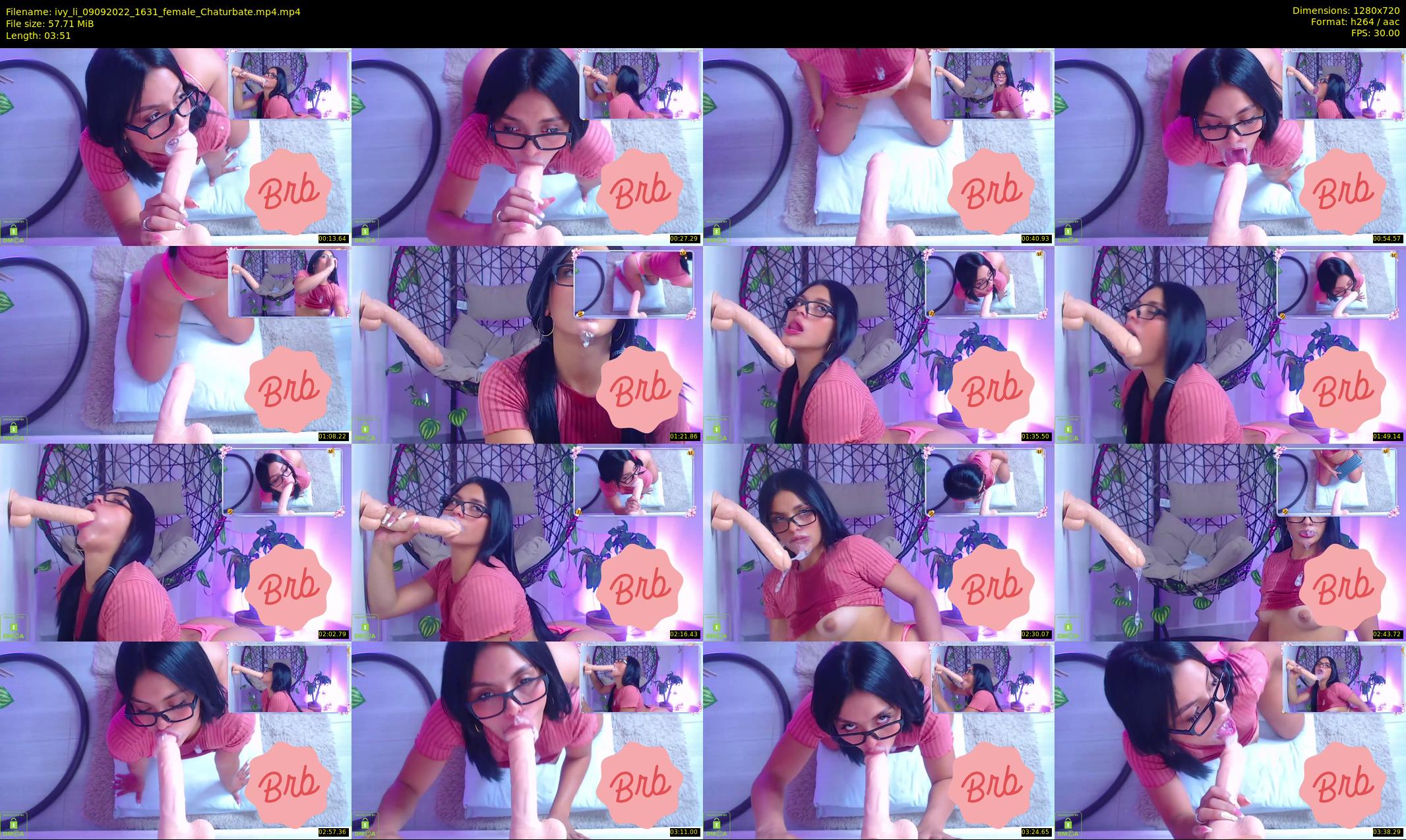 ivy_li — 4 minute Chaturbate female cam show recording, 720p, Sep 9, 2022