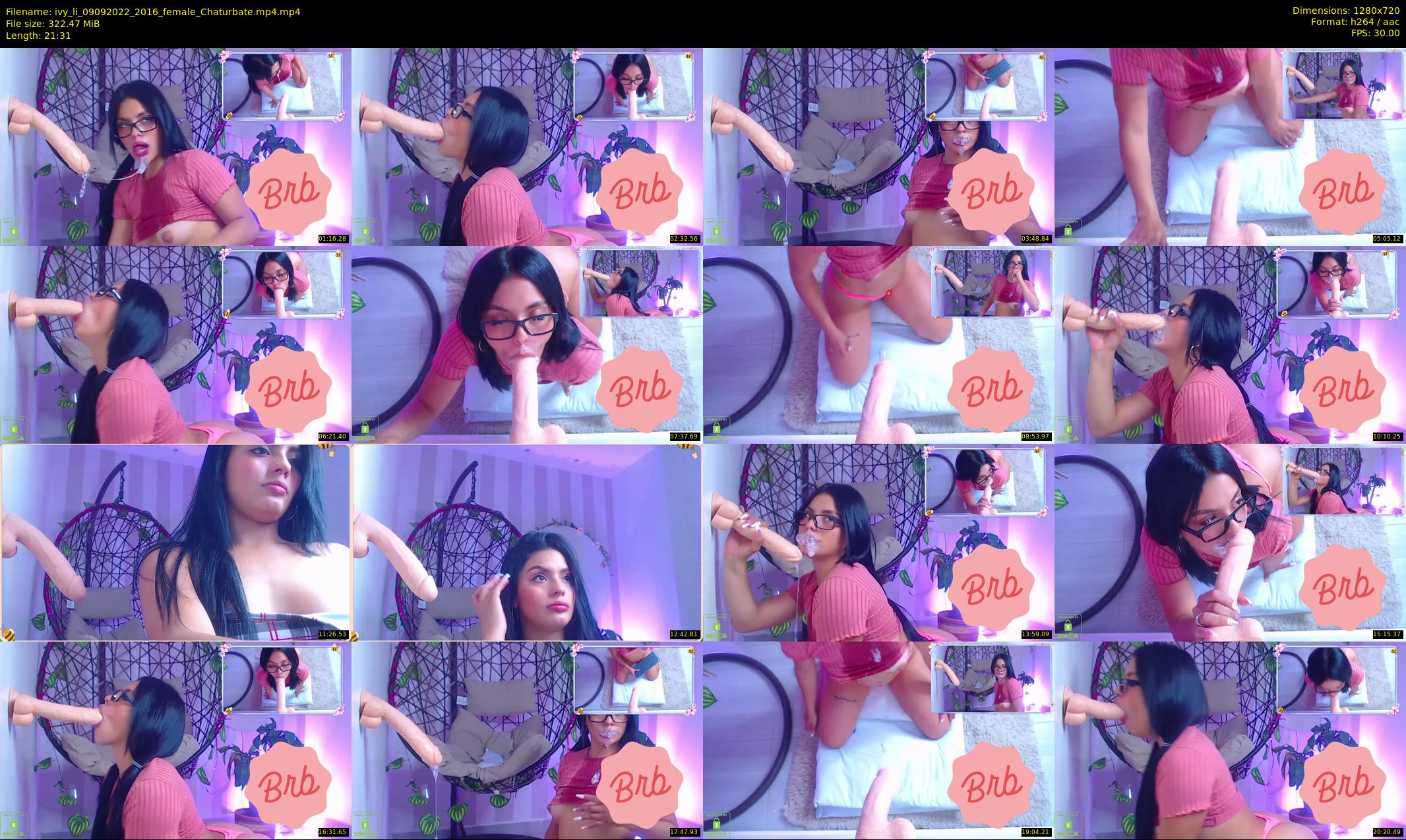ivy_li — 22 minute Chaturbate female cam show recording, 720p, Sep 9, 2022