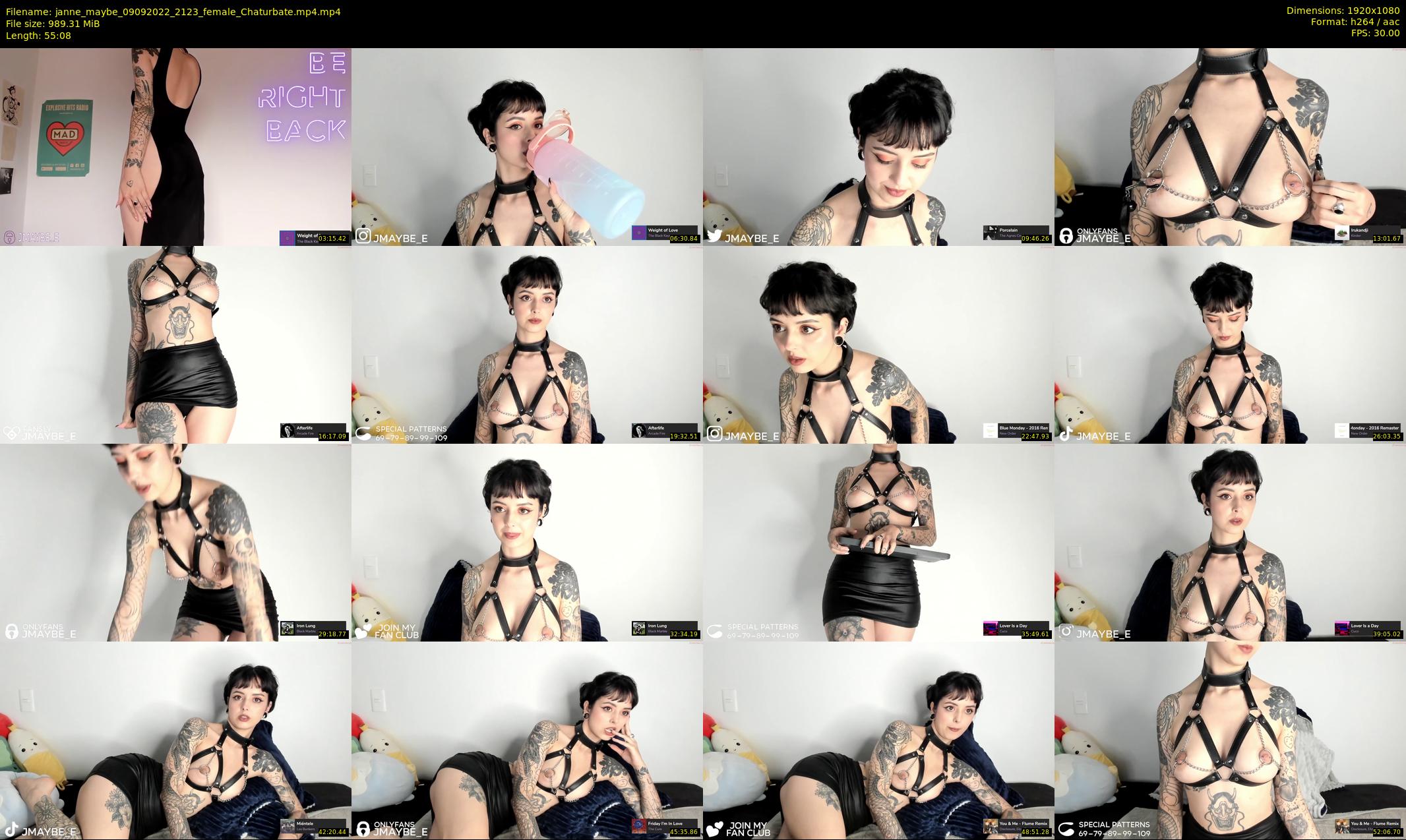 janne_maybe — 56 minute Chaturbate female cam show recording, 1080p, Sep 9, 2022