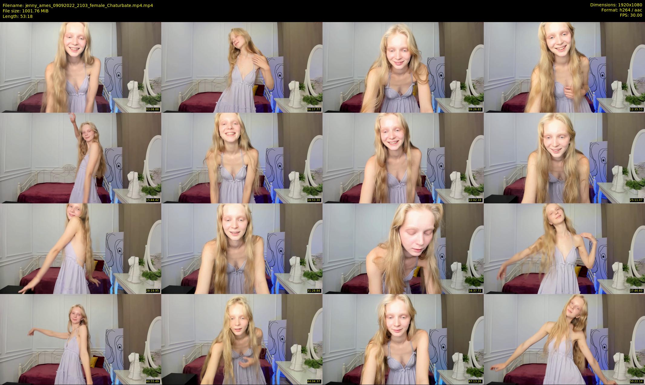 jenny_ames — 54 minute Chaturbate female cam show recording, 1080p, Sep 9, 2022