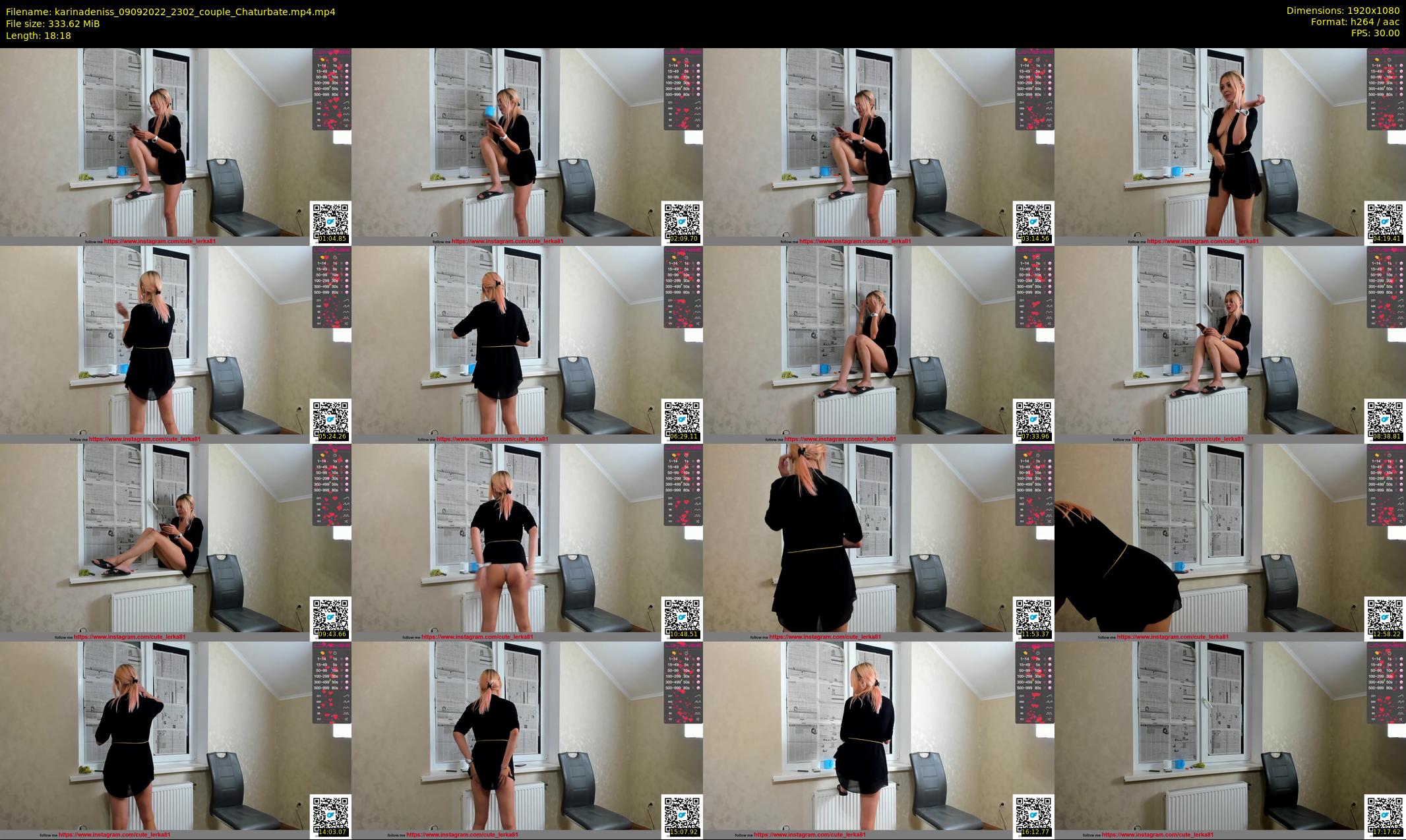 karinadeniss — 19 minute Chaturbate couple cam show recording, 1080p, Sep 9, 2022