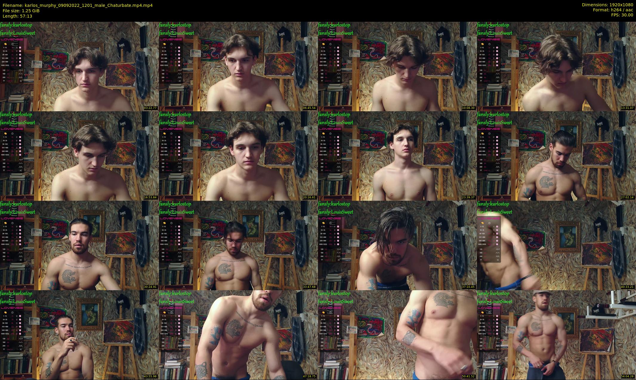 karlos_murphy — 58 minute Chaturbate male cam show recording, 1080p, Sep 9, 2022