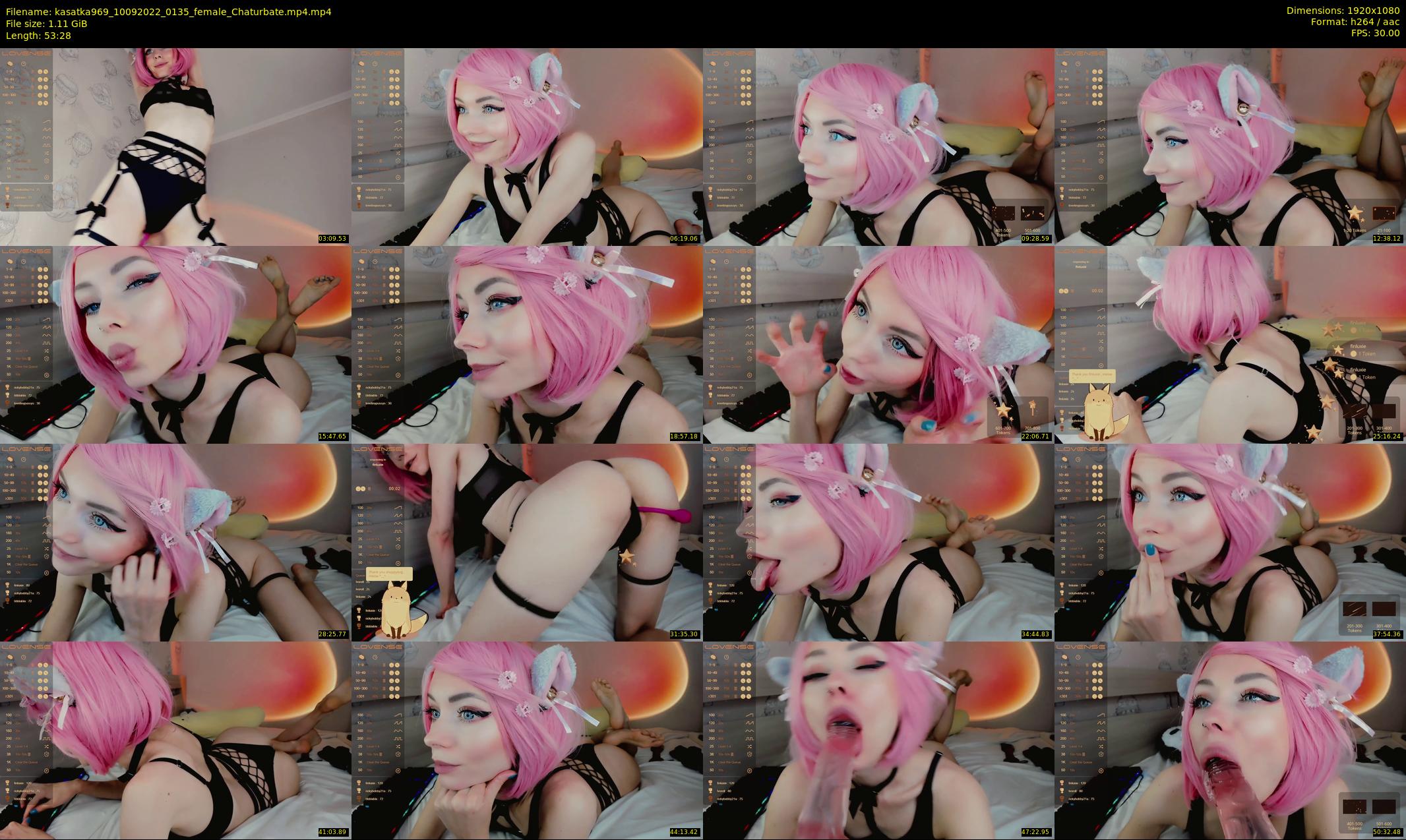 kasatka969 — 54 minute Chaturbate female cam show recording, 1080p, Sep 10, 2022