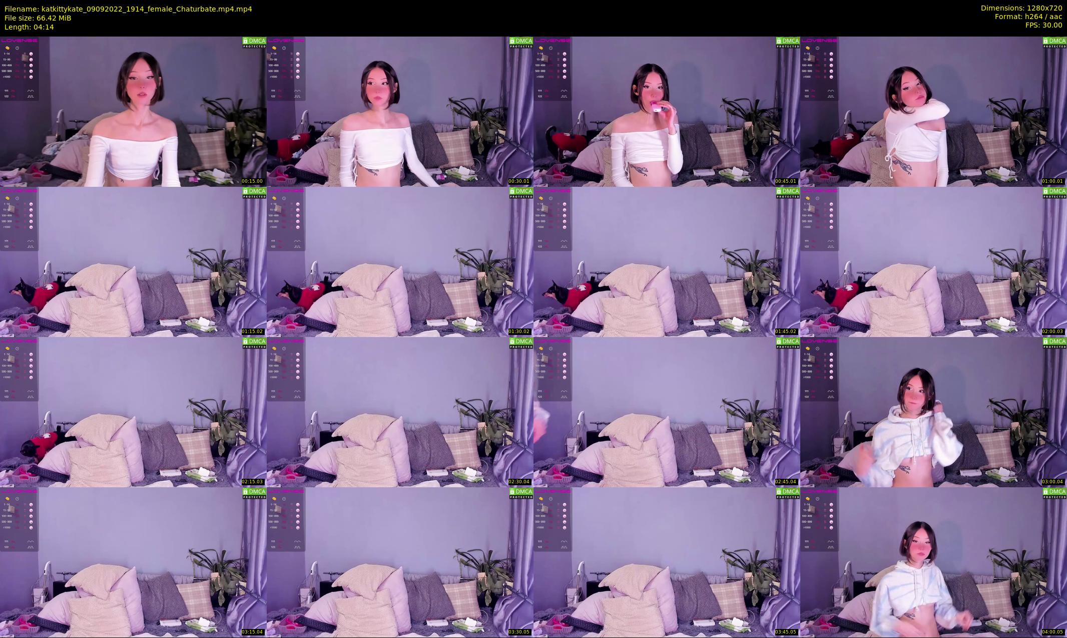 katkittykate — 5 minute Chaturbate female cam show recording, 720p, Sep 9, 2022