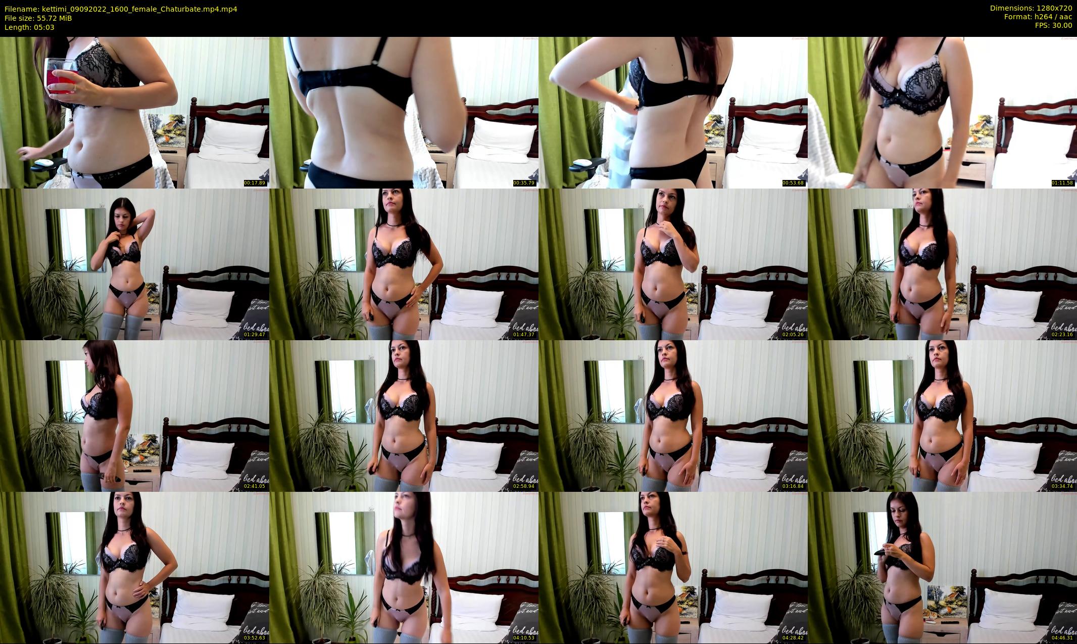 kettimi — 6 minute Chaturbate female cam show recording, 720p, Sep 9, 2022