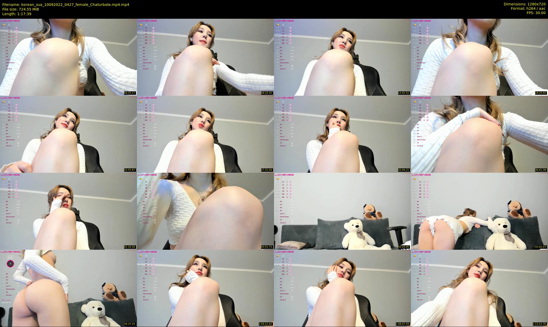 korean_sua — 78 minute Chaturbate female cam show recording, 720p, Sep 10, 2022