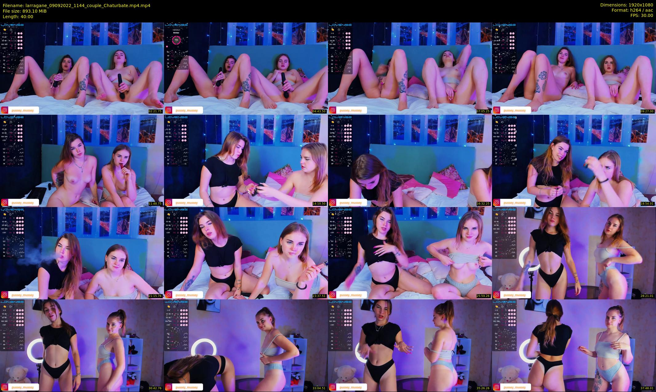 larragane — 40 minute Chaturbate couple cam show recording, 1080p, Sep 9, 2022
