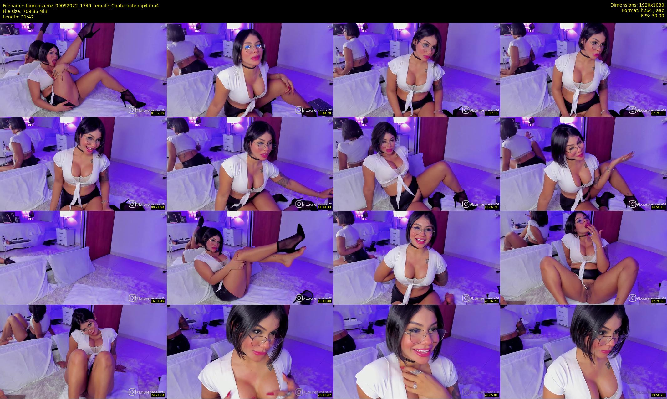 laurensaenz — 32 minute Chaturbate female cam show recording, 1080p, Sep 9, 2022