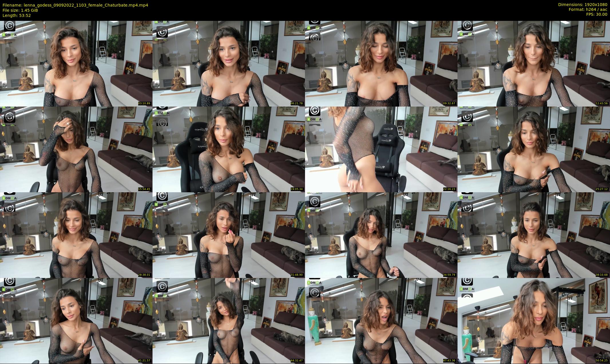 lenna_godess — 54 minute Chaturbate female cam show recording, 1080p, Sep 9, 2022