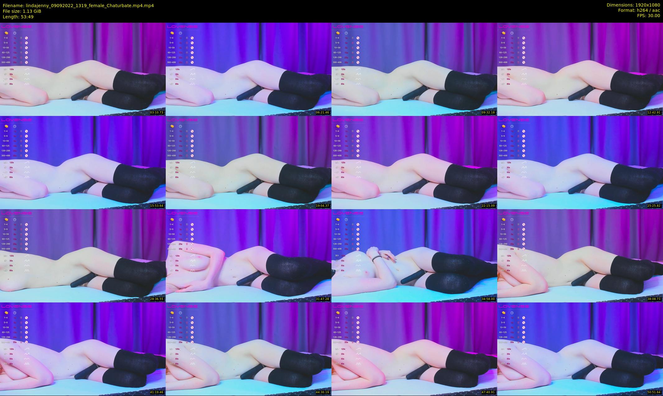 lindajenny — 54 minute Chaturbate couple cam show recording, 1080p, Sep 9, 2022