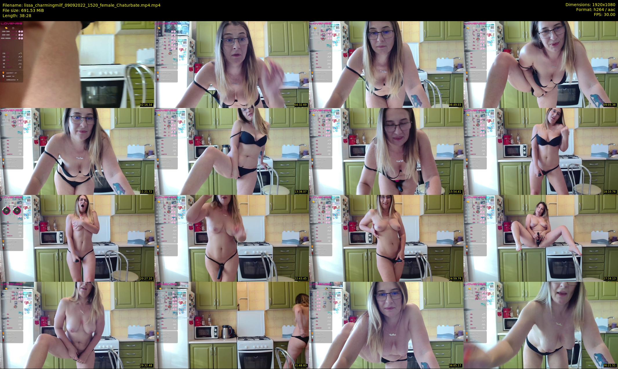 lissa_charmingmilf — 39 minute Chaturbate female cam show recording, 1080p, Sep 9, 2022