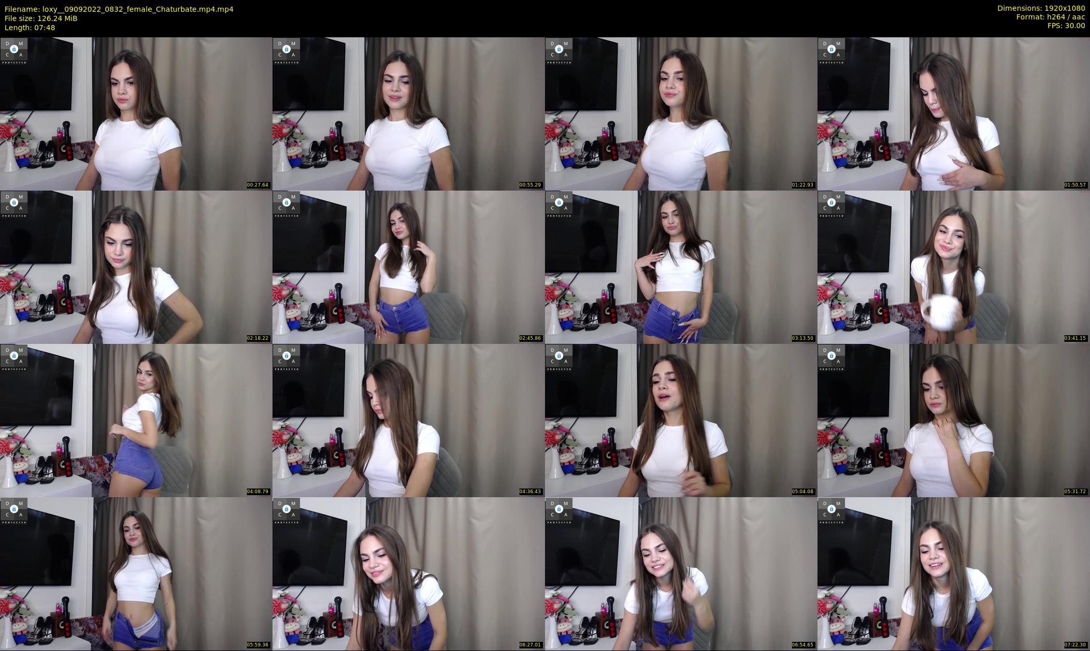 loxy_ — 8 minute Chaturbate female cam show recording, 1080p, Sep 9, 2022
