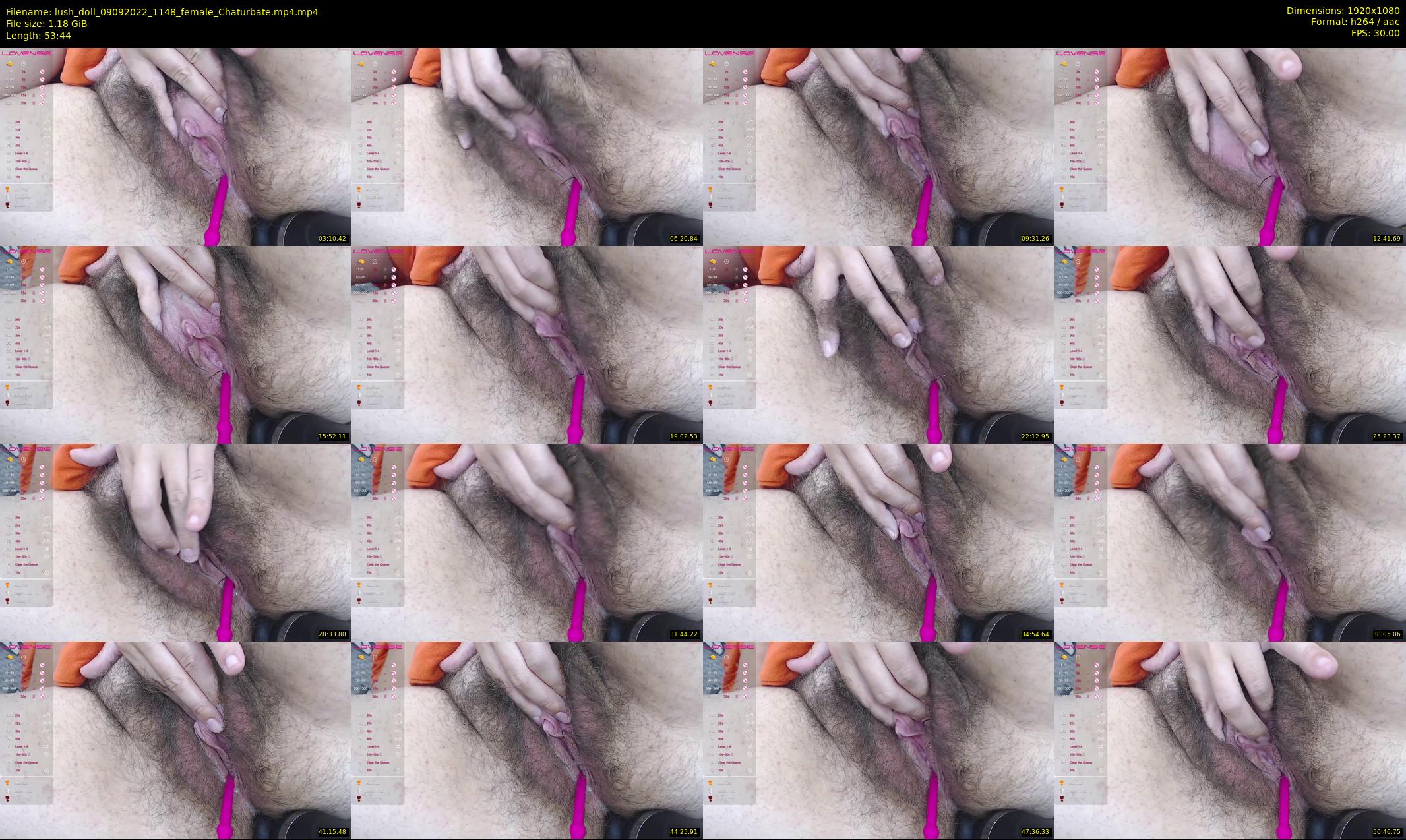 lush_doll — 54 minute Chaturbate female cam show recording, 1080p, Sep 9, 2022