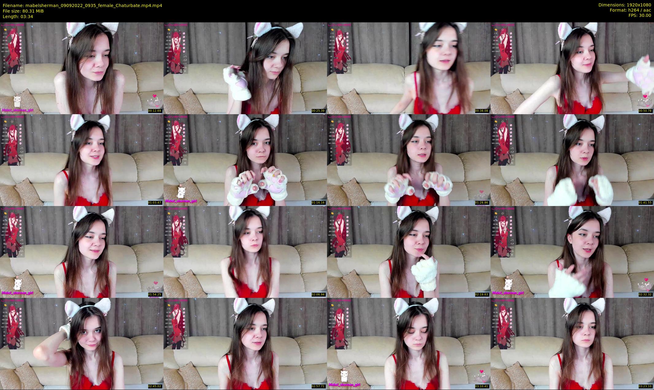 mabelsherman — 4 minute Chaturbate couple cam show recording, 1080p, Sep 9, 2022