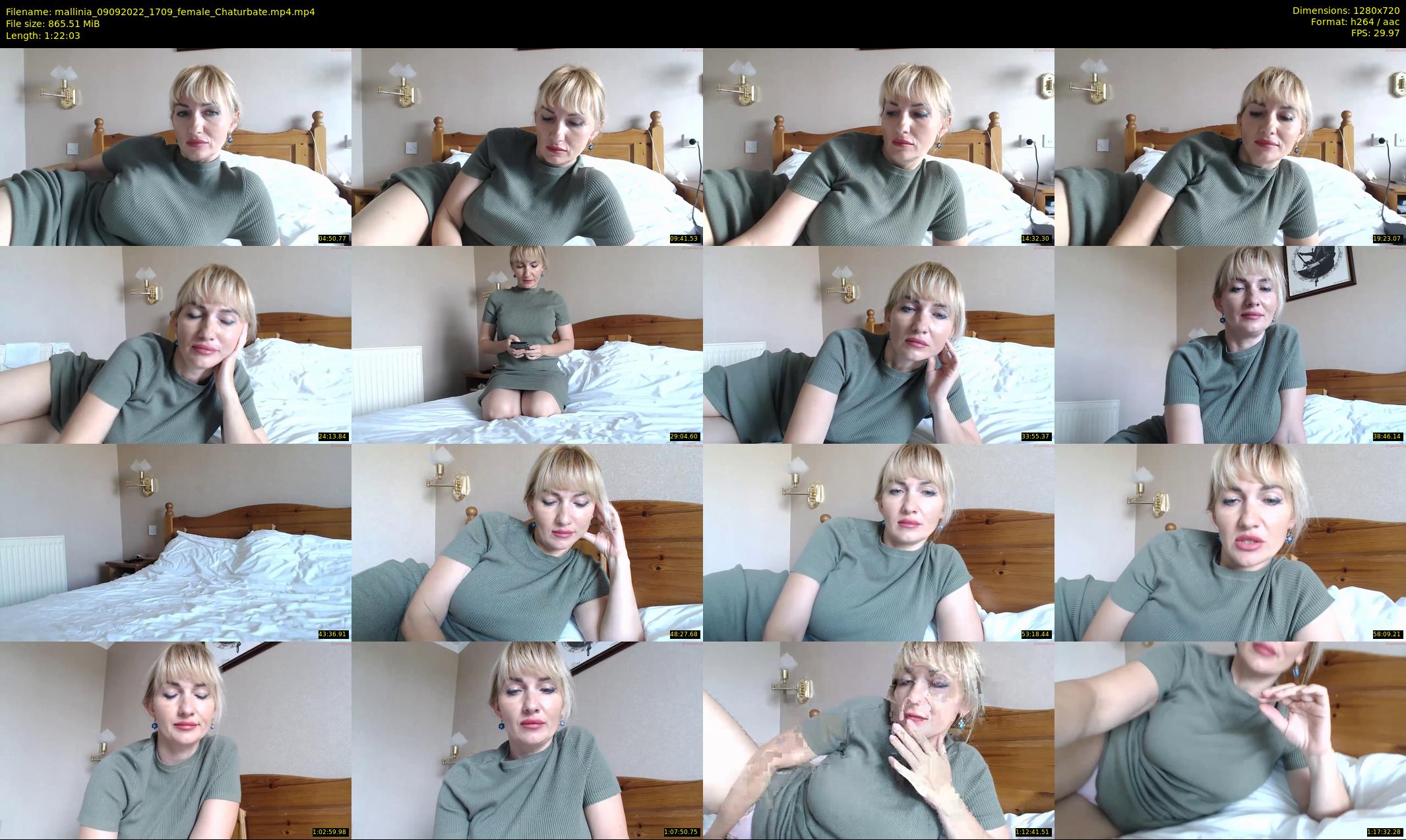 mallinia — 83 minute Chaturbate female cam show recording, 720p, Sep 9, 2022