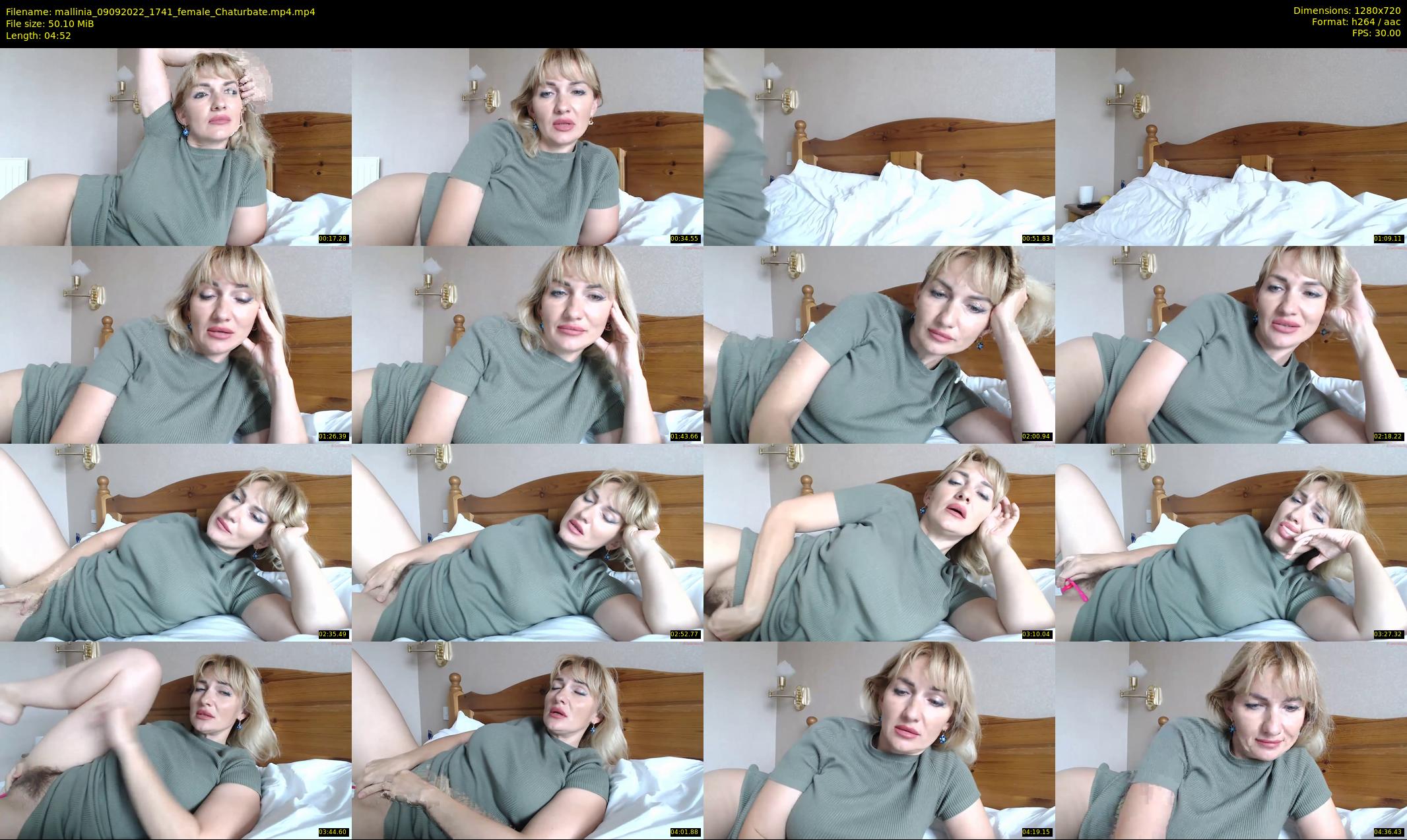 mallinia — 5 minute Chaturbate female cam show recording, 720p, Sep 9, 2022