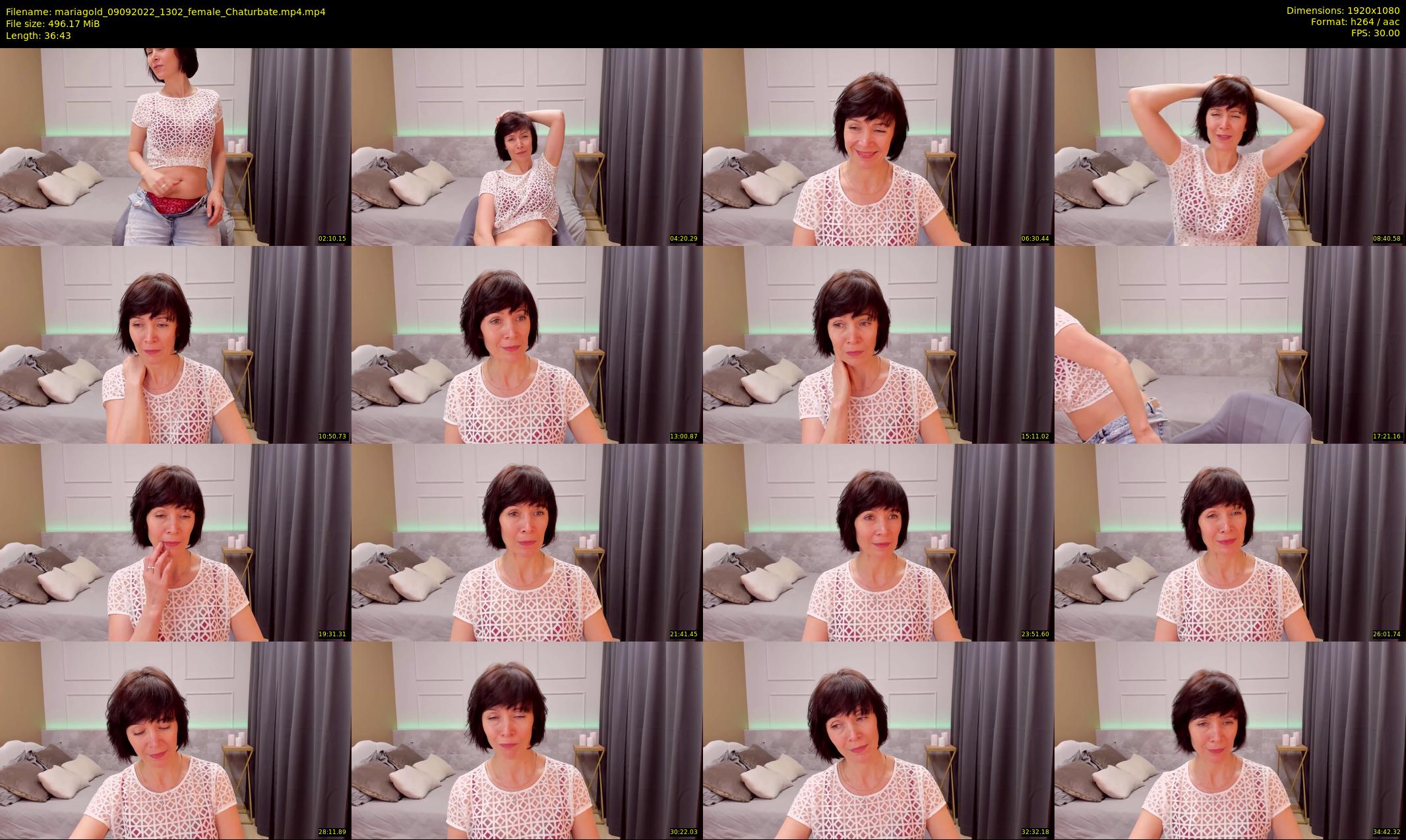 mariagold — 37 minute Chaturbate female cam show recording, 1080p, Sep 9, 2022
