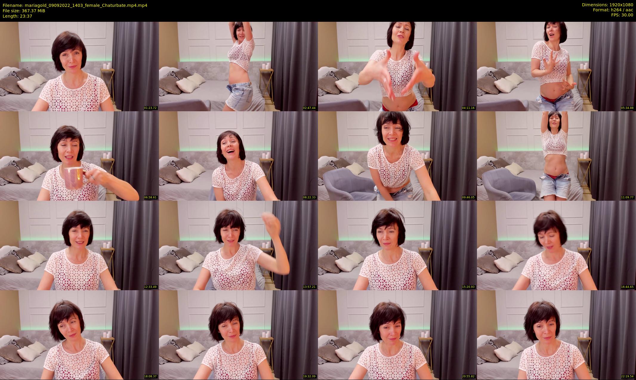 mariagold — 24 minute Chaturbate female cam show recording, 1080p, Sep 9, 2022