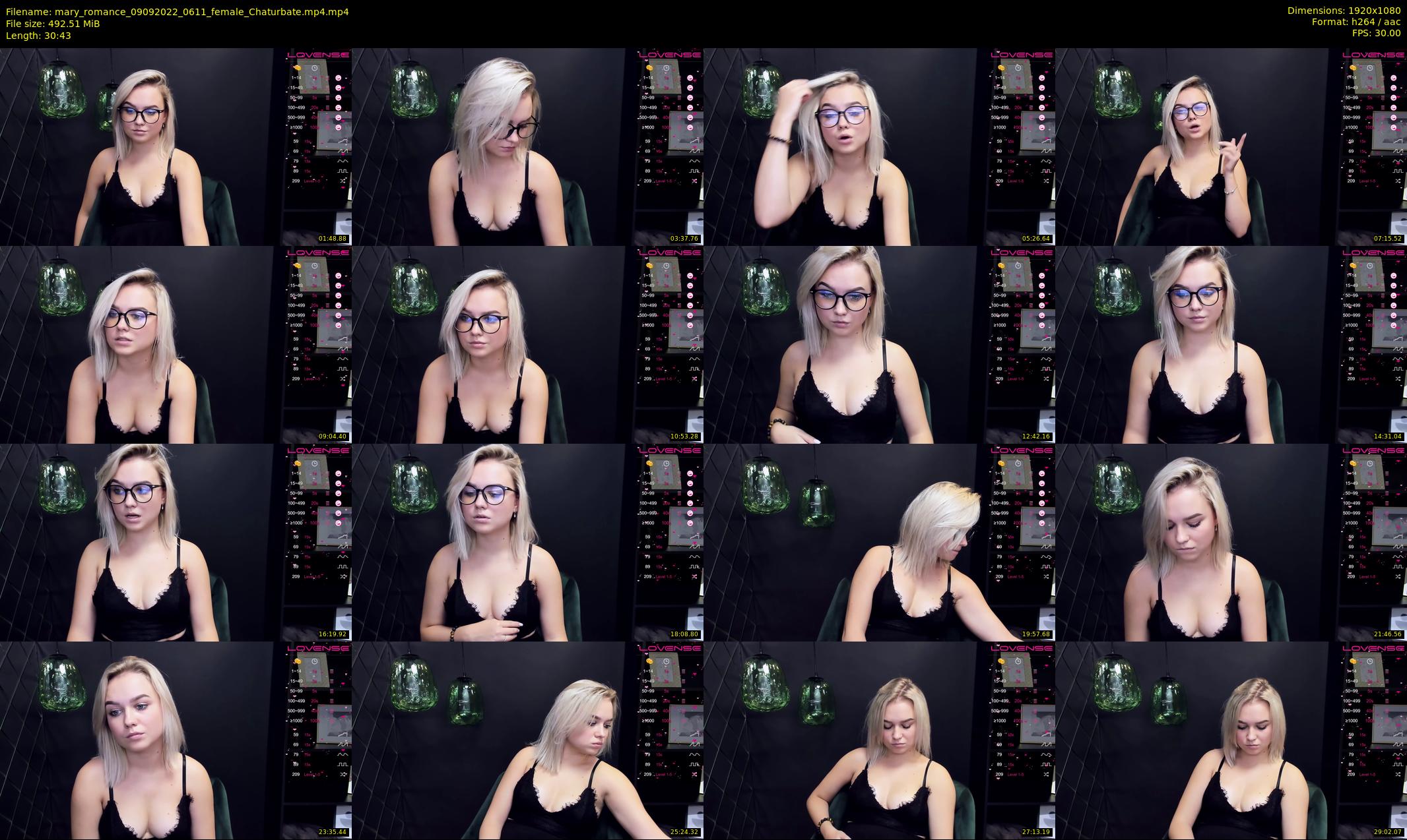 mary_romance — 31 minute Chaturbate female cam show recording, 1080p, Sep 9, 2022