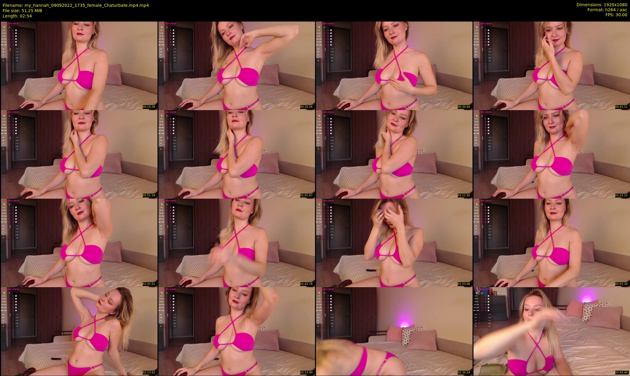 my_hannah — 3 minute Chaturbate female cam show recording, 1080p, Sep 9, 2022