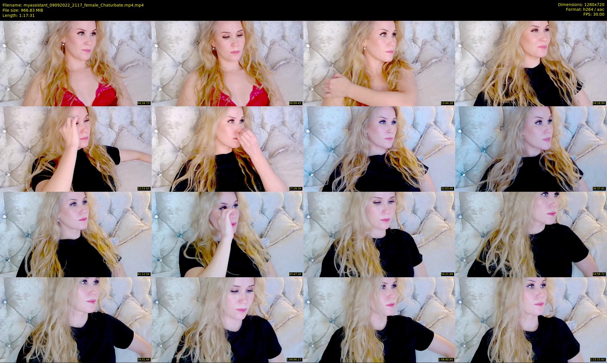 myassistant — 78 minute Chaturbate female cam show recording, 720p, Sep 9, 2022