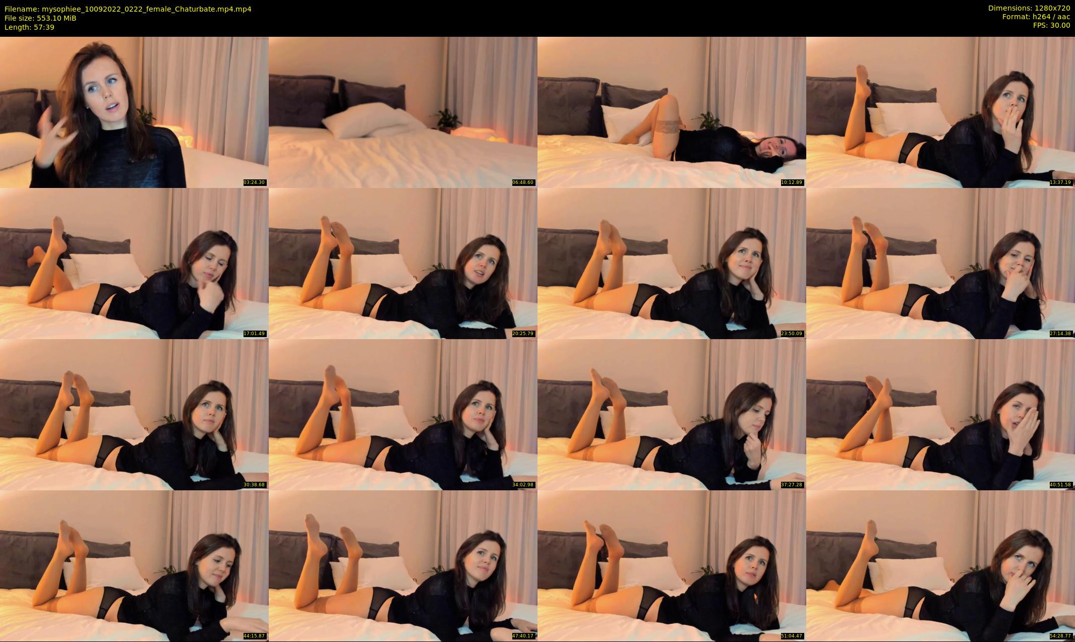 mysophiee — 58 minute Chaturbate female cam show recording, 720p, Sep 10, 2022