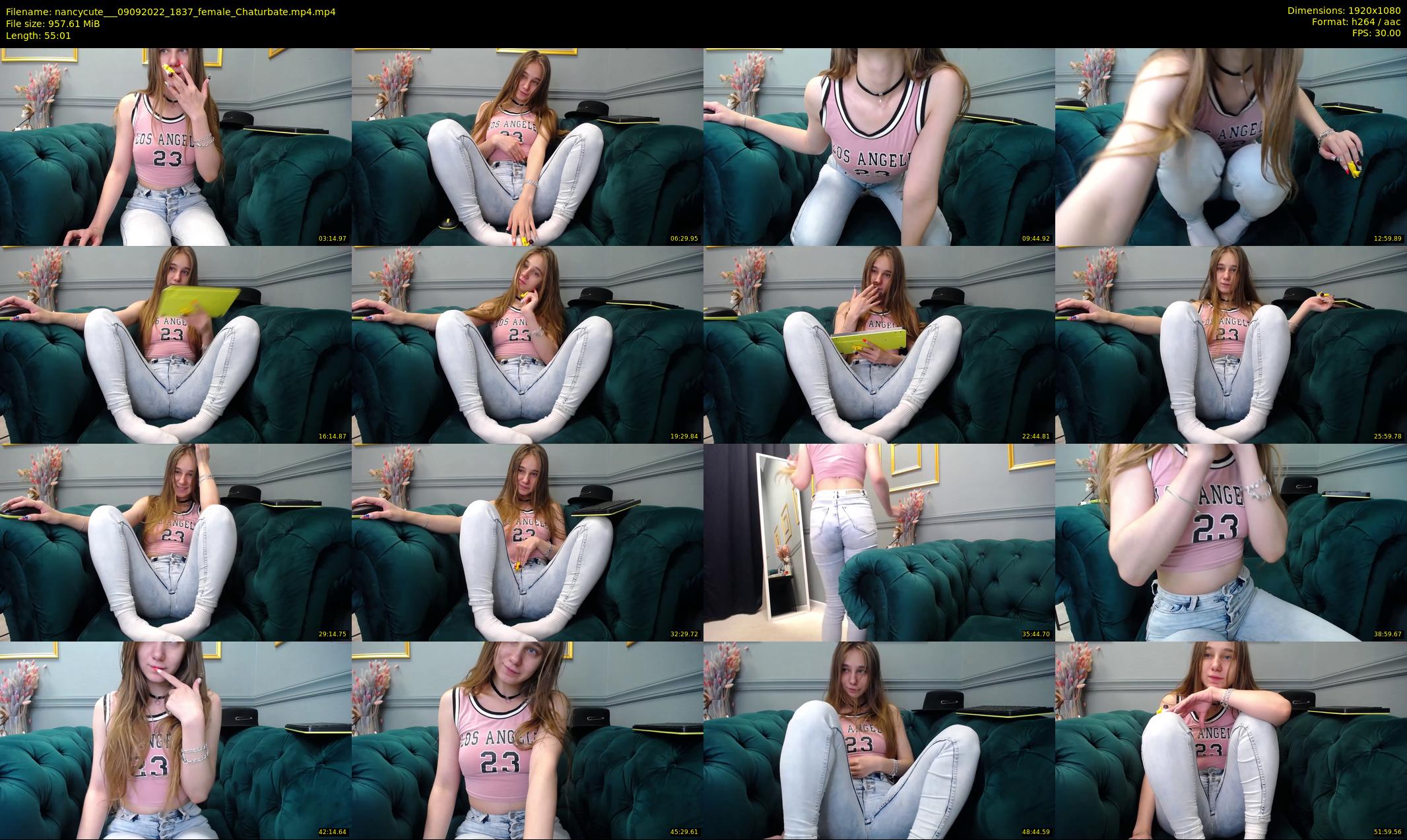 nancycute__ — 56 minute Chaturbate female cam show recording, 1080p, Sep 9, 2022