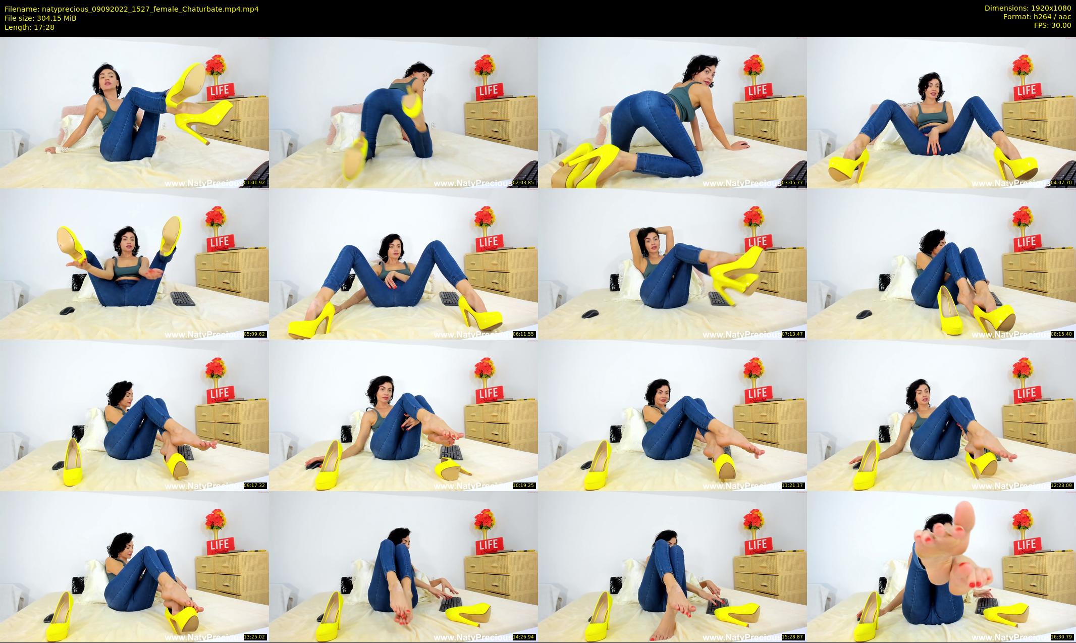 natyprecious — 18 minute Chaturbate female cam show recording, 1080p, Sep 9, 2022