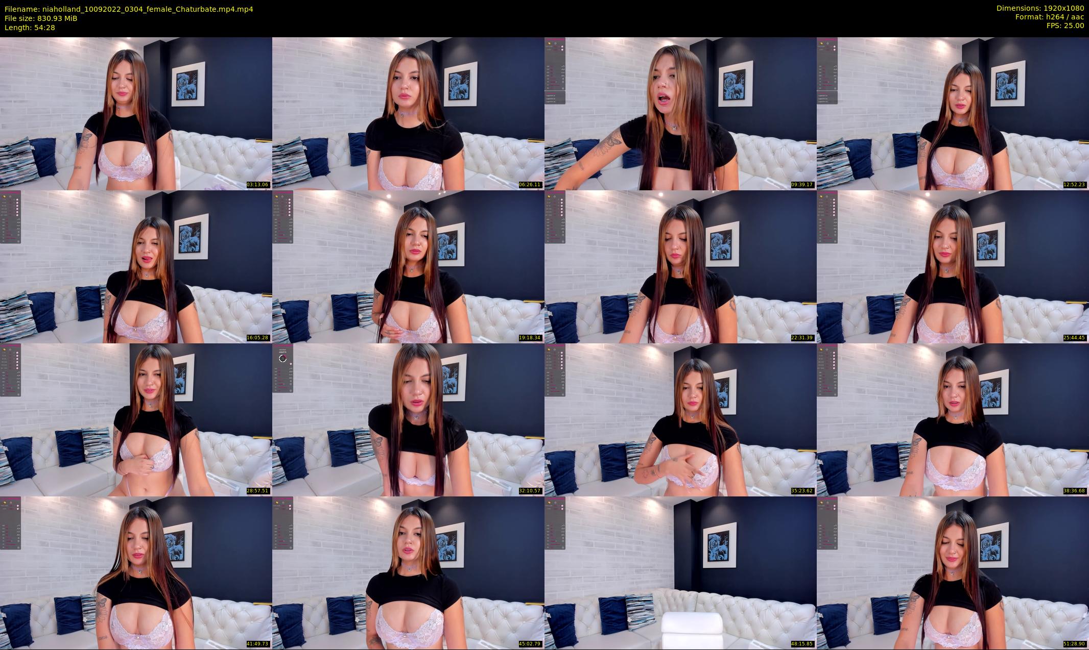 niaholland — 55 minute Chaturbate female cam show recording, 1080p, Sep 10, 2022