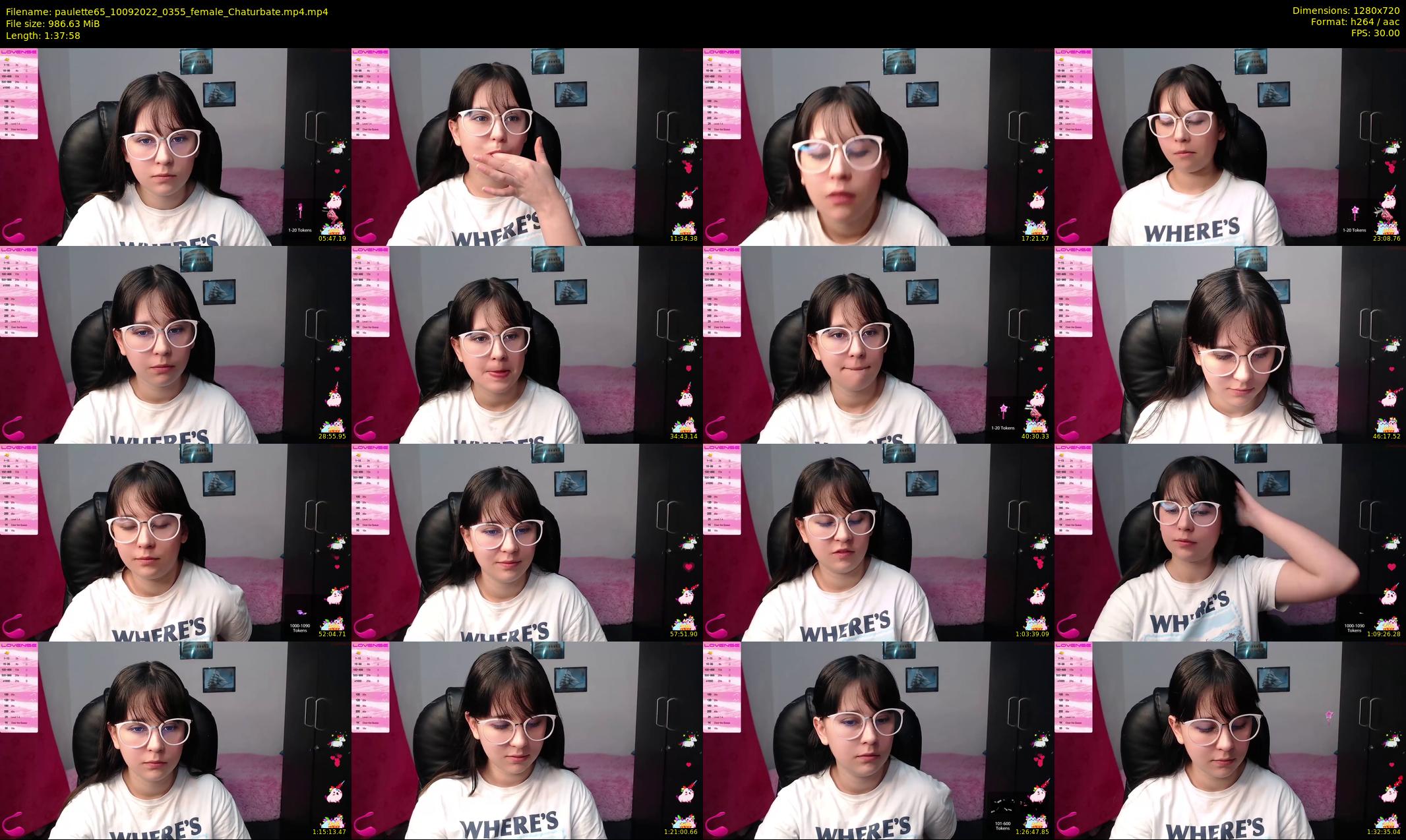 paulette65 — 98 minute Chaturbate female cam show recording, 720p, Sep 10, 2022