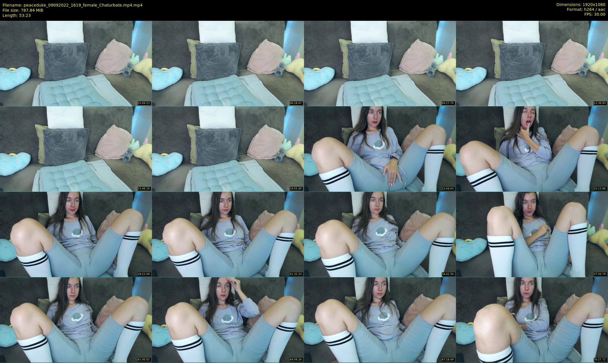 peaceduke — 54 minute Chaturbate female cam show recording, 1080p, Sep 9, 2022