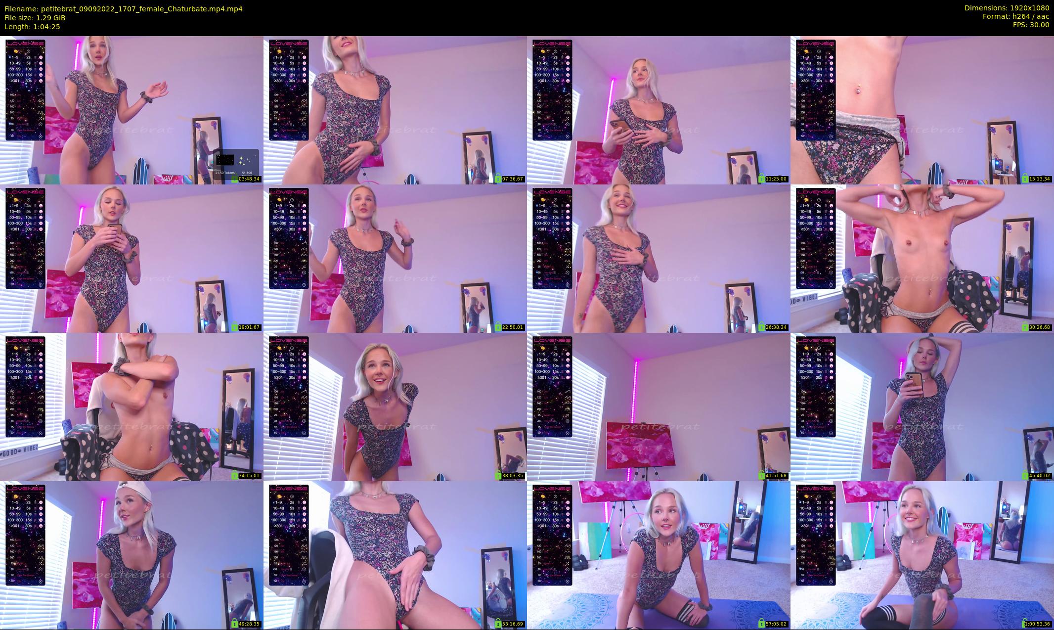 petitebrat — 65 minute Chaturbate female cam show recording, 1080p, Sep 9, 2022