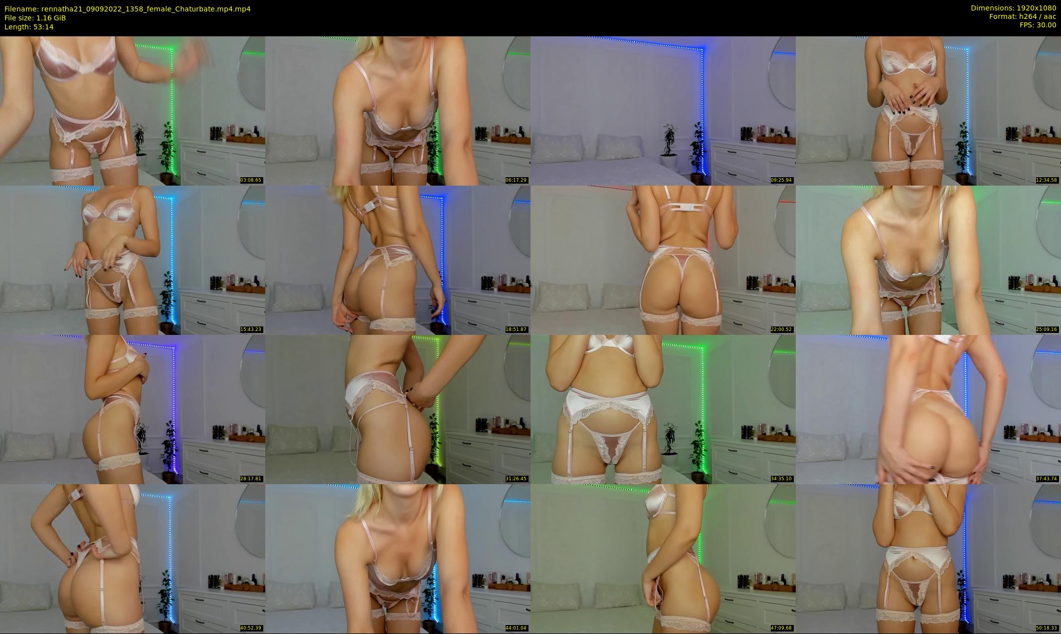 rennatha21 — 54 minute Chaturbate female cam show recording, 1080p, Sep 9, 2022