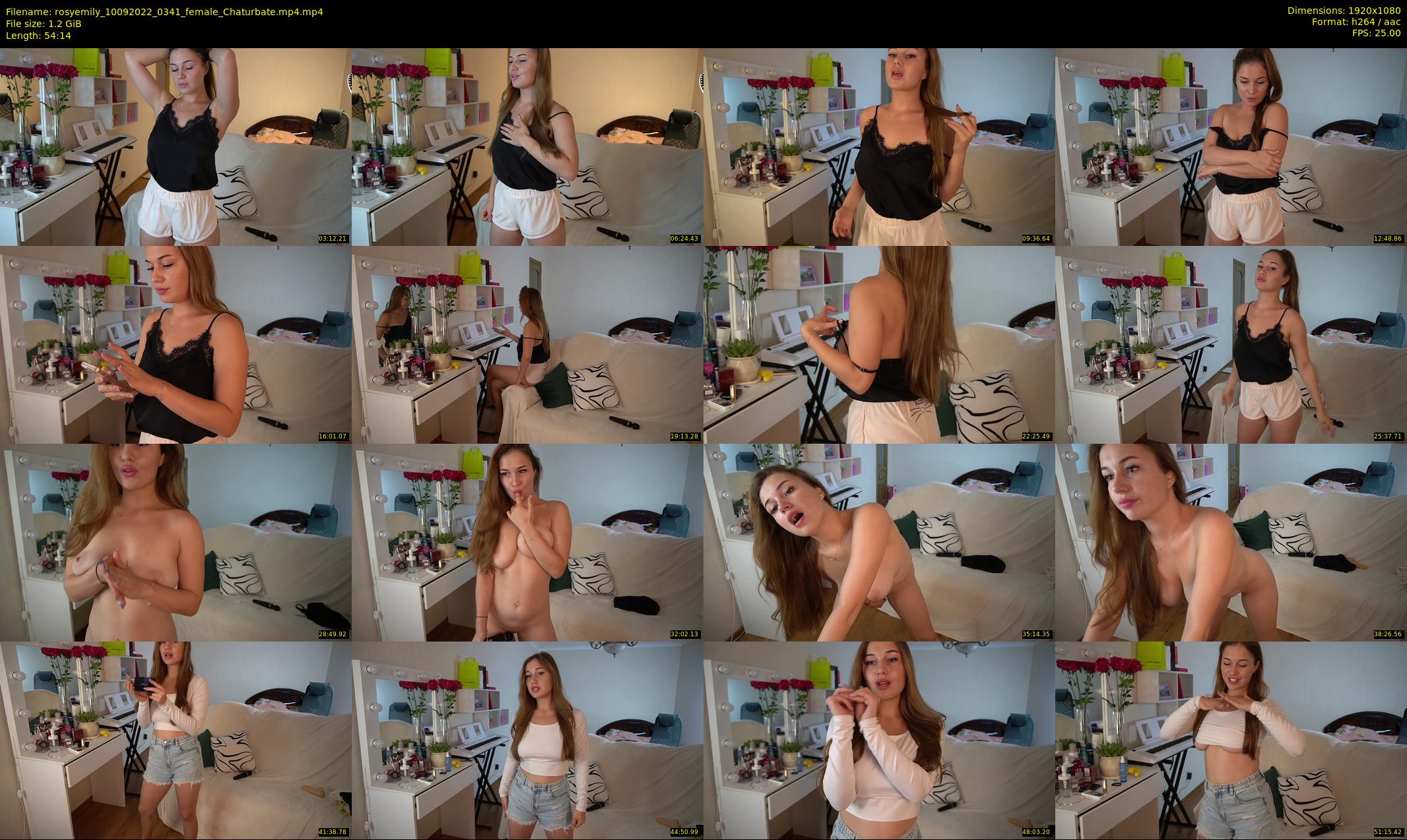 rosyemily — 55 minute Chaturbate female cam show recording, 1080p, Sep 10, 2022