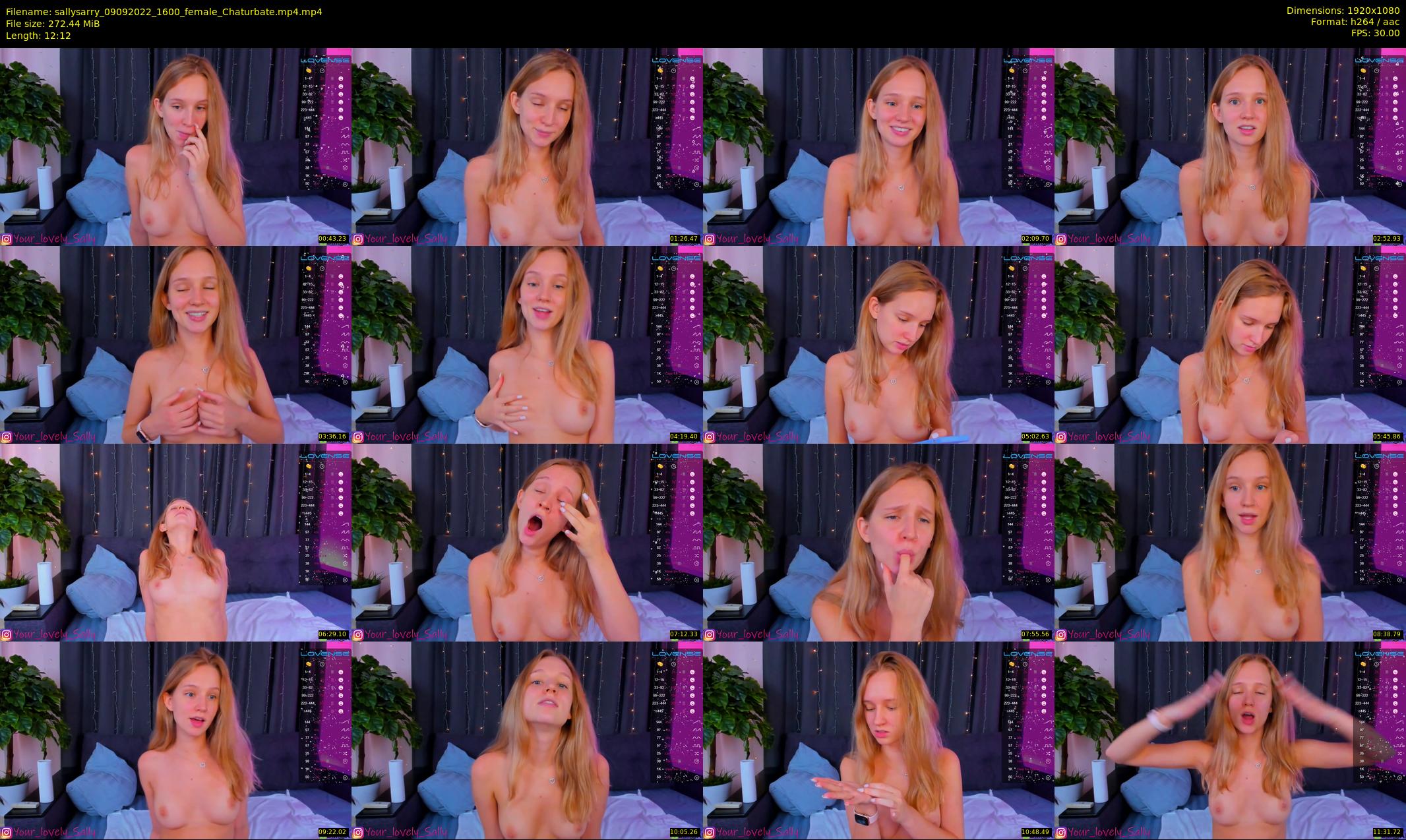 sallysarry — 13 minute Chaturbate couple cam show recording, 1080p, Sep 9, 2022