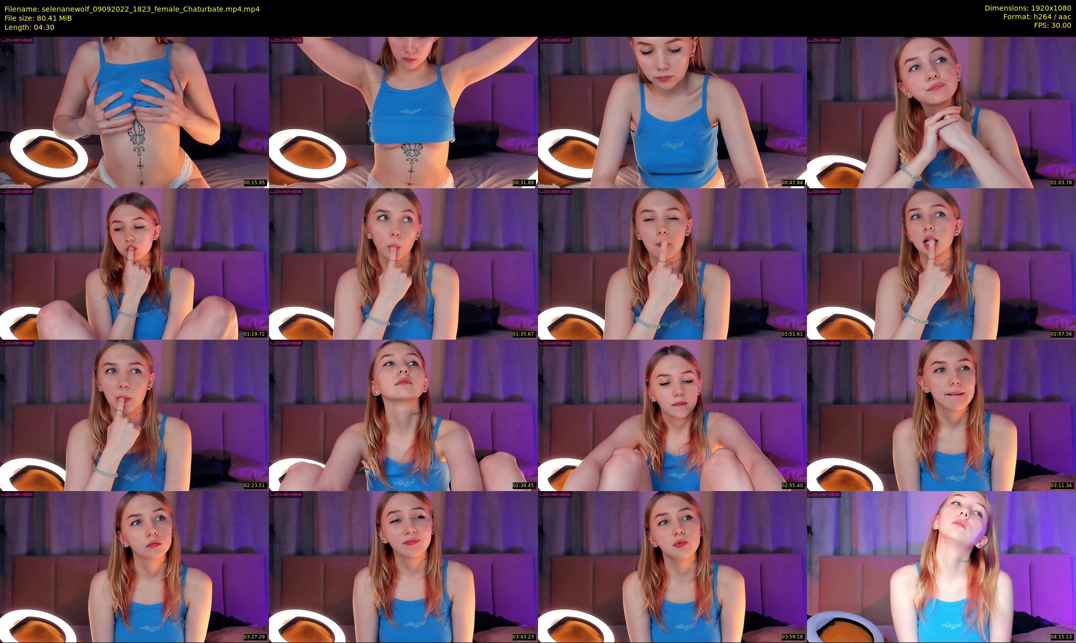 selenanewolf — 5 minute Chaturbate couple cam show recording, 1080p, Sep 9, 2022