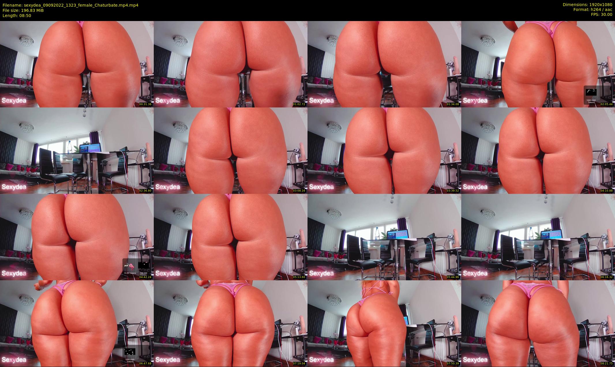 sexydea — 9 minute Chaturbate female cam show recording, 1080p, Sep 9, 2022
